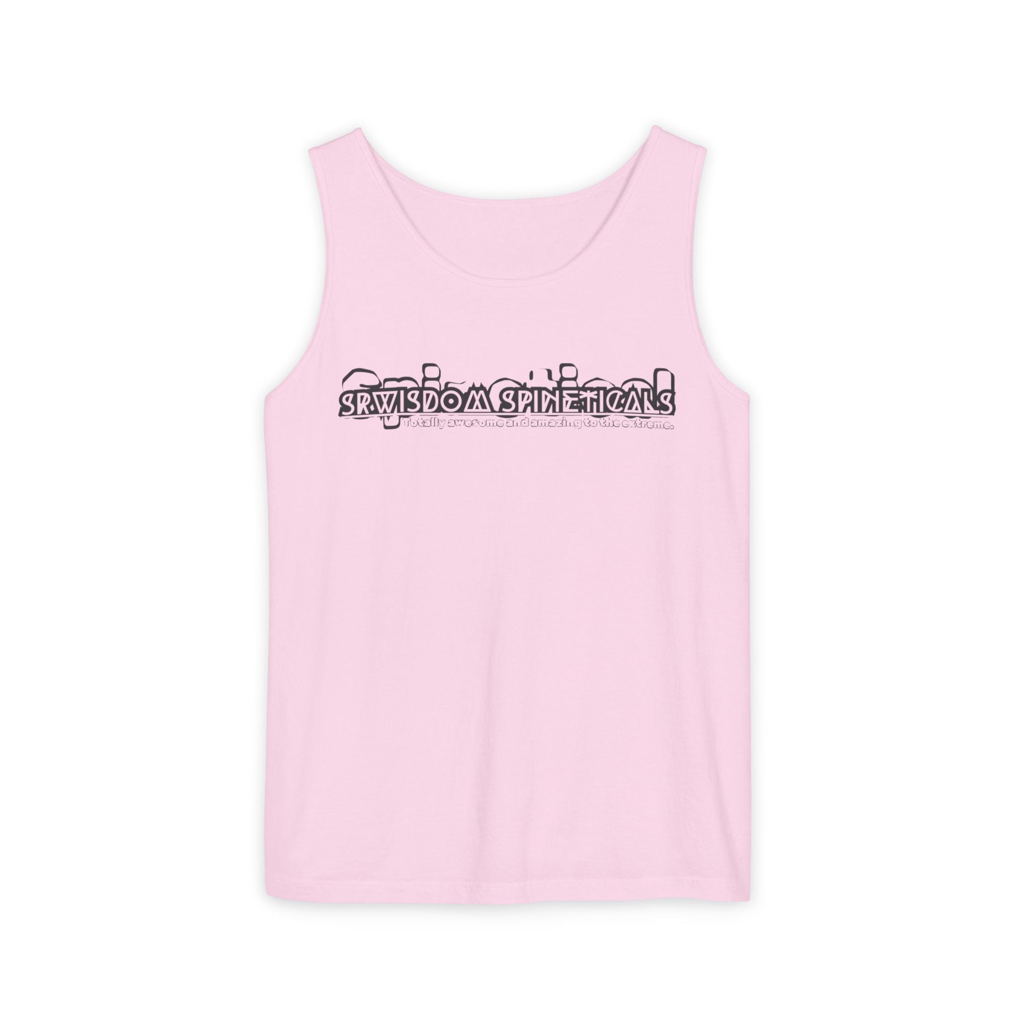 SRWisdom Unisex Garment-Dyed Tank Top [Spinetical]