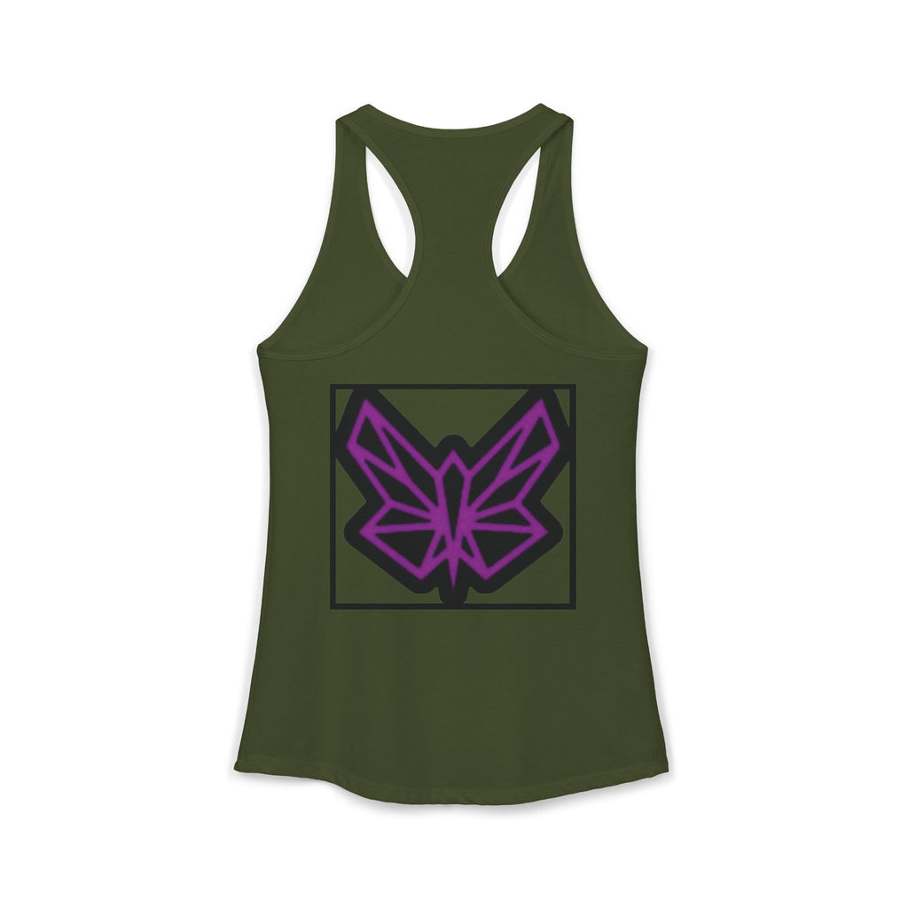 SRWisdom Women's Ideal Racerback Tank [Spinetical 0-1-0]