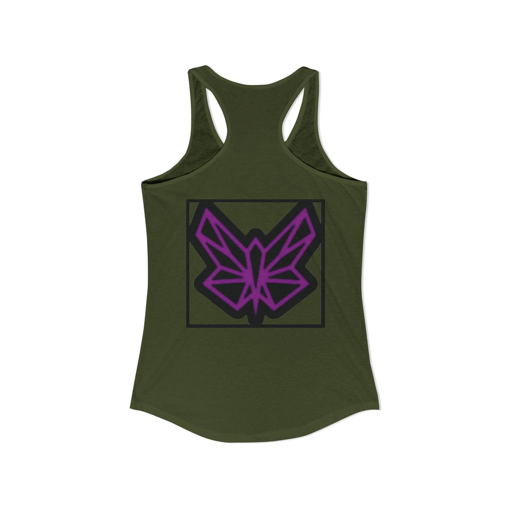 SRWisdom Women's Ideal Racerback Tank [Spinetical 0-1-0]