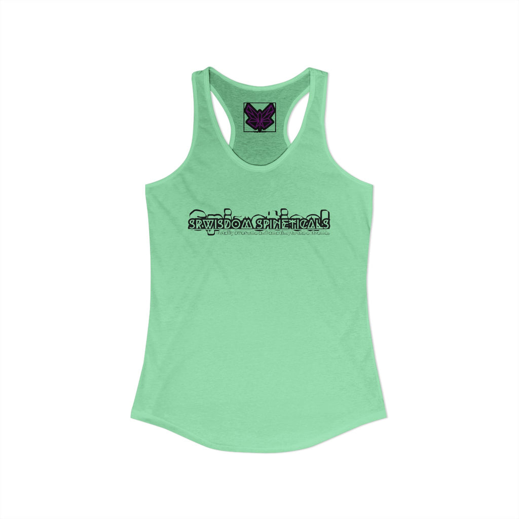 SRWisdom Women's Ideal Racerback Tank [Spinetical 0-1-0]