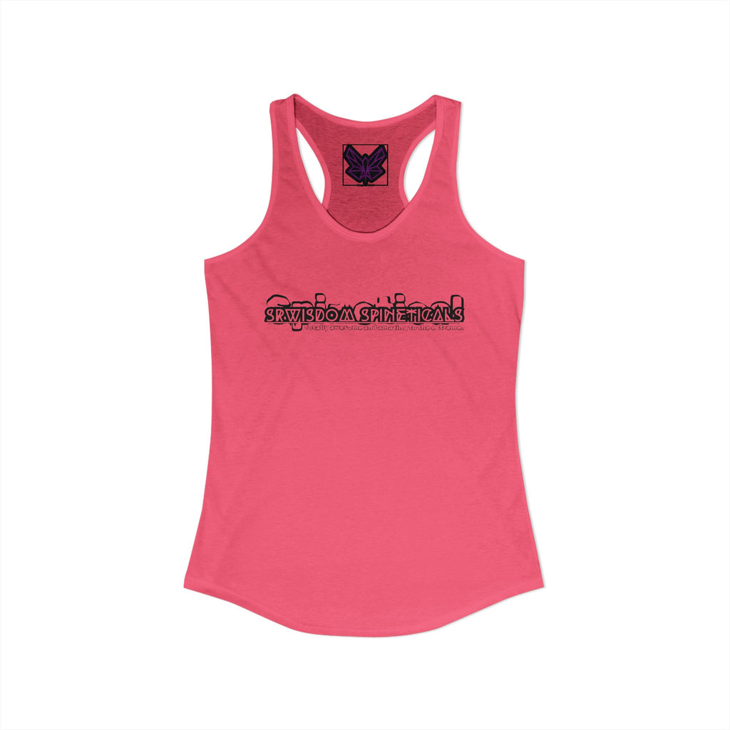 SRWisdom Women's Ideal Racerback Tank [Spinetical 0-1-0]