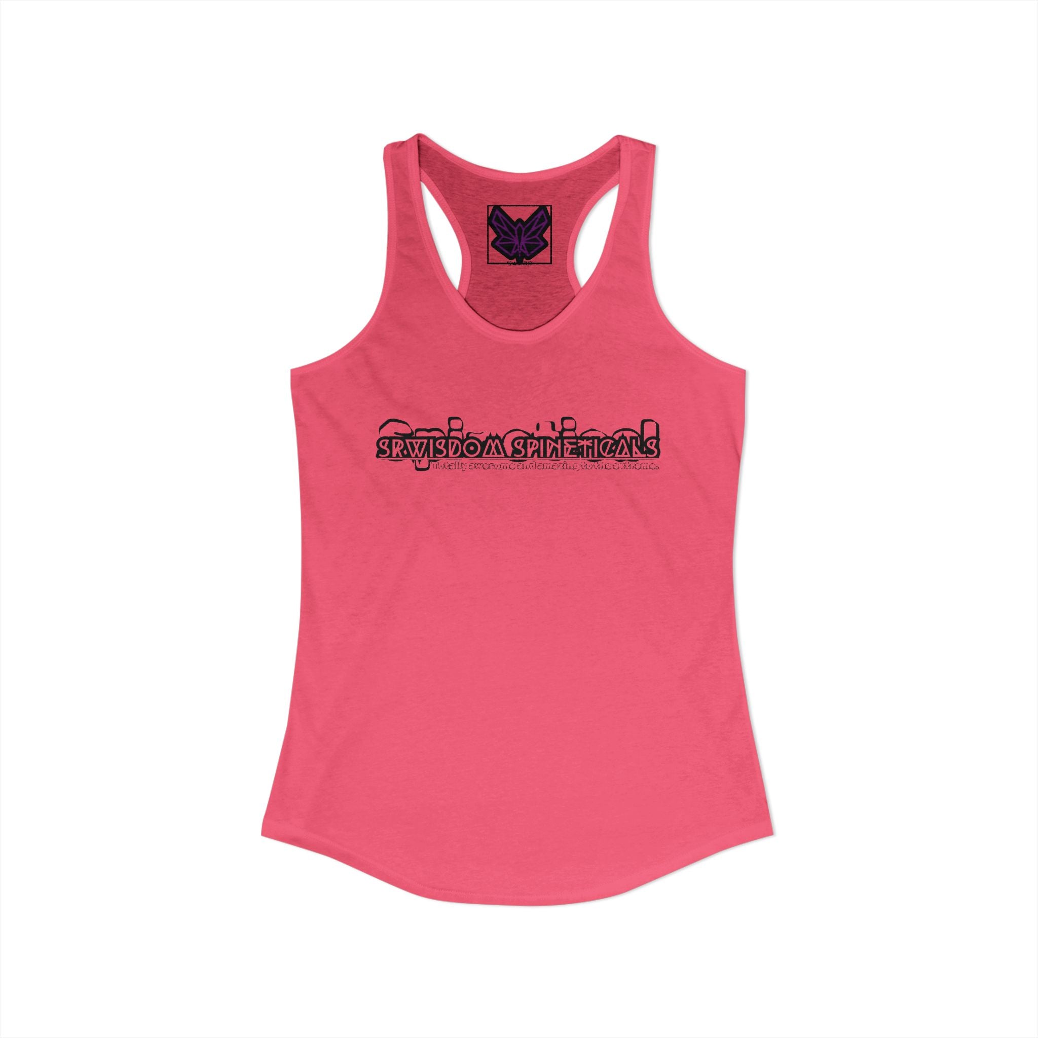 SRWisdom Women's Ideal Racerback Tank [Spinetical 0-1-0]