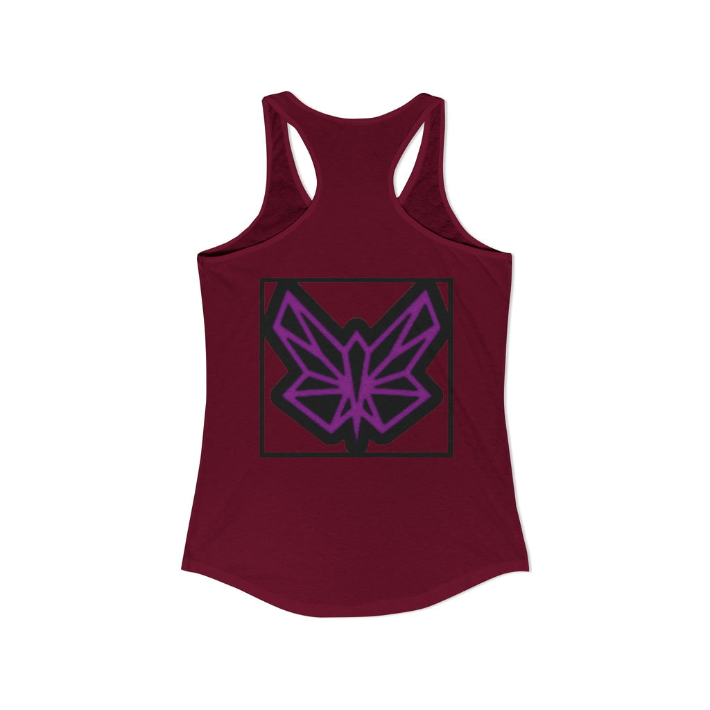 SRWisdom Women's Ideal Racerback Tank [Spinetical 0-1-0]