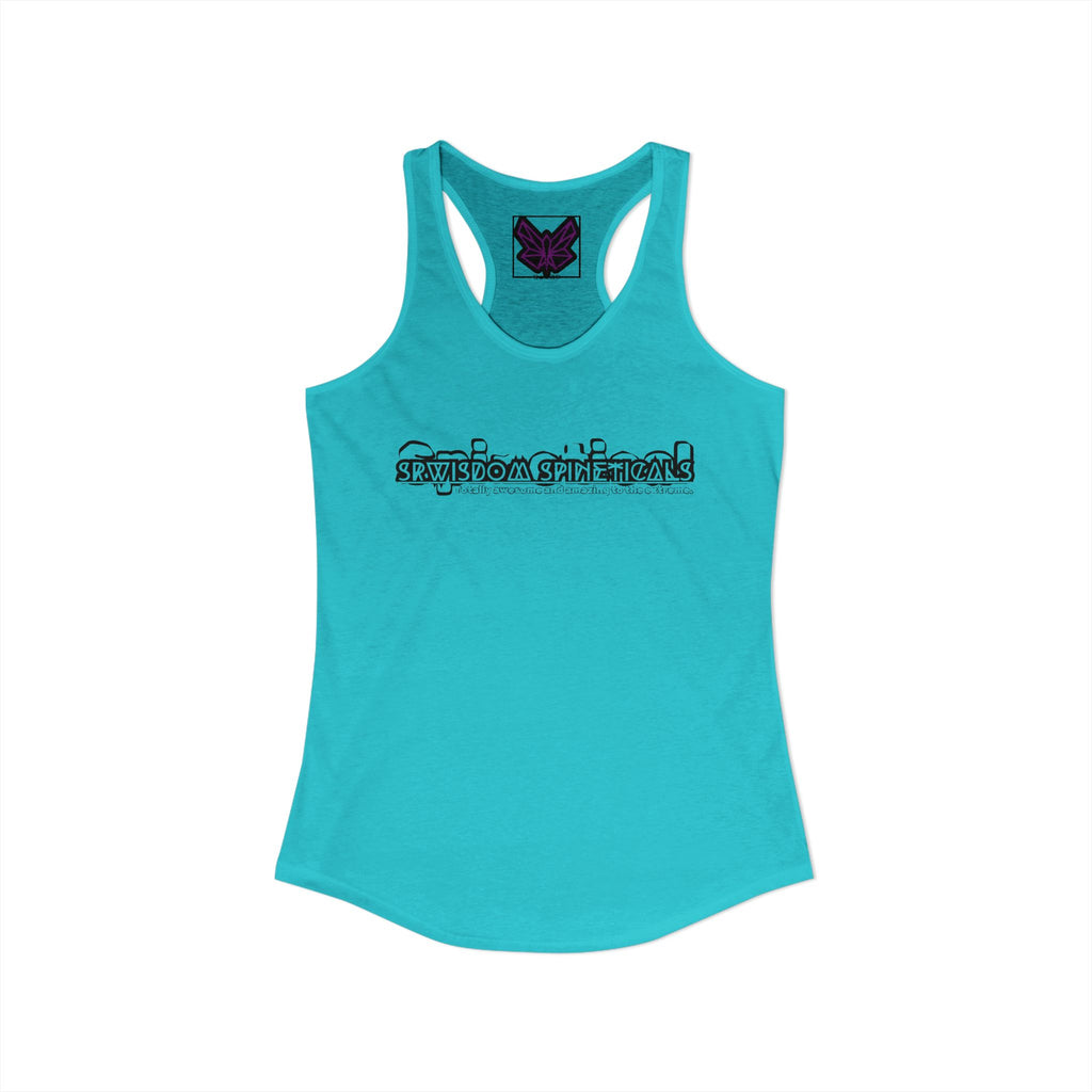 SRWisdom Women's Ideal Racerback Tank [Spinetical 0-1-0]