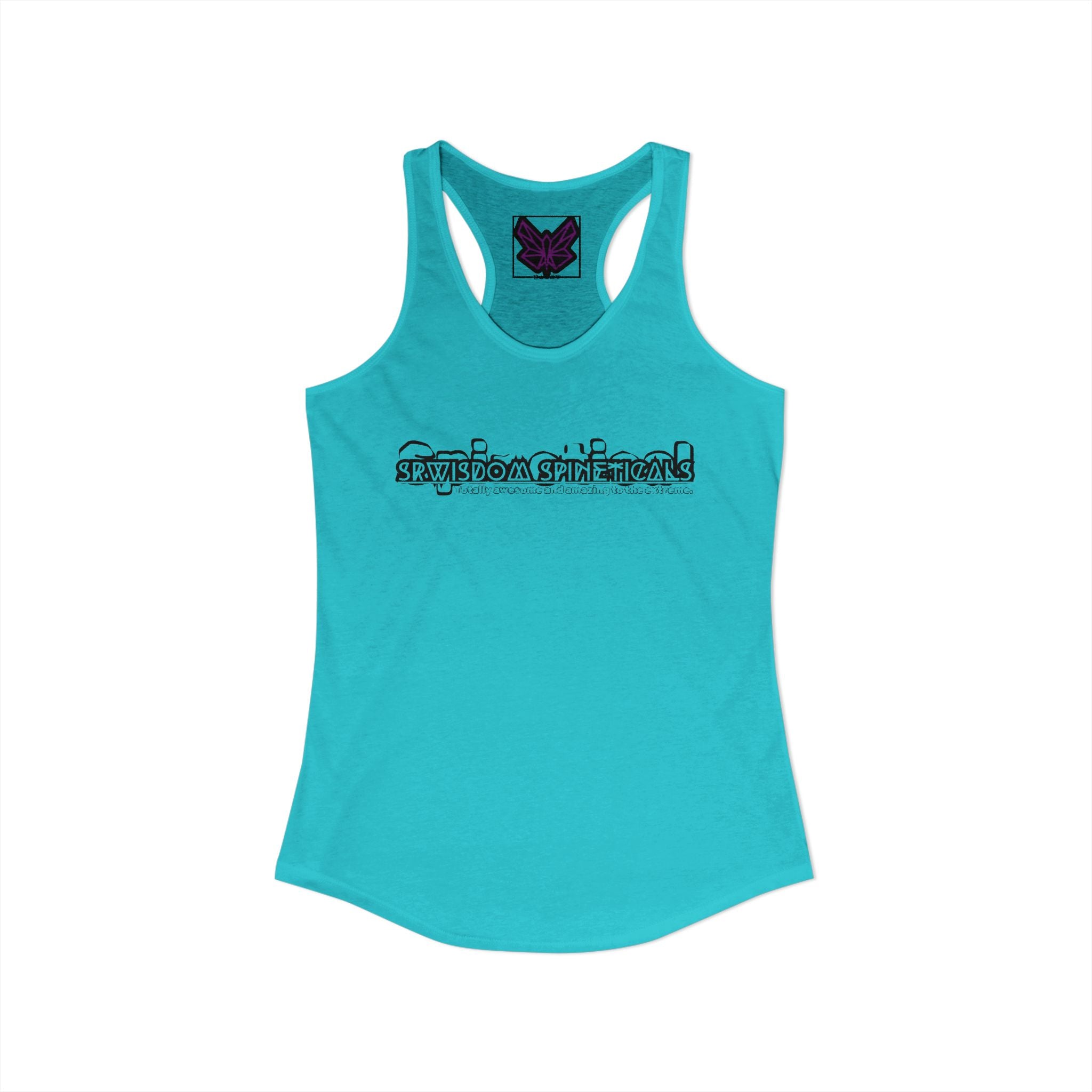 SRWisdom Women's Ideal Racerback Tank [Spinetical 0-1-0]