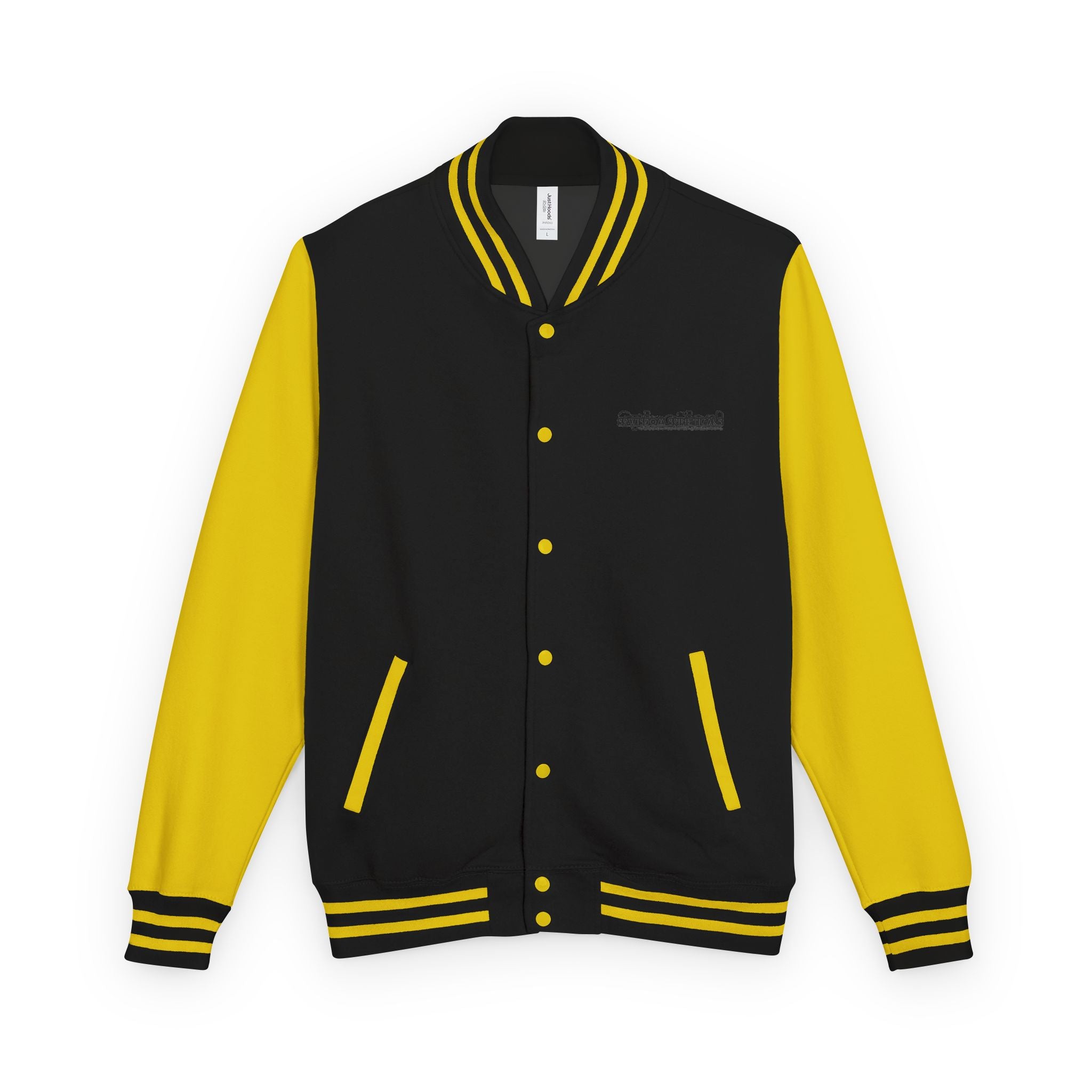 SRWisdom Unisex Heavyweight Letterman Jacket [Spinetical 0-1-0]