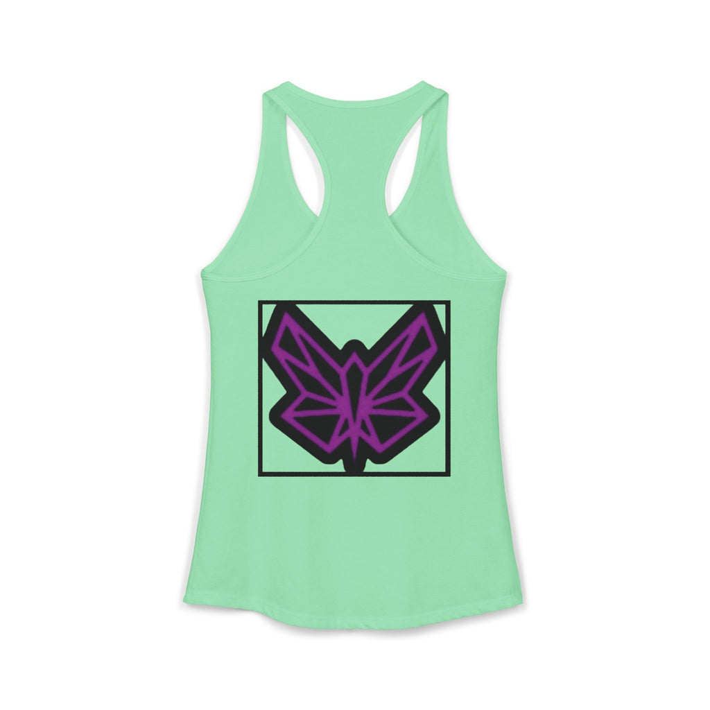 SRWisdom Women's Ideal Racerback Tank [Spinetical 0-1-0]