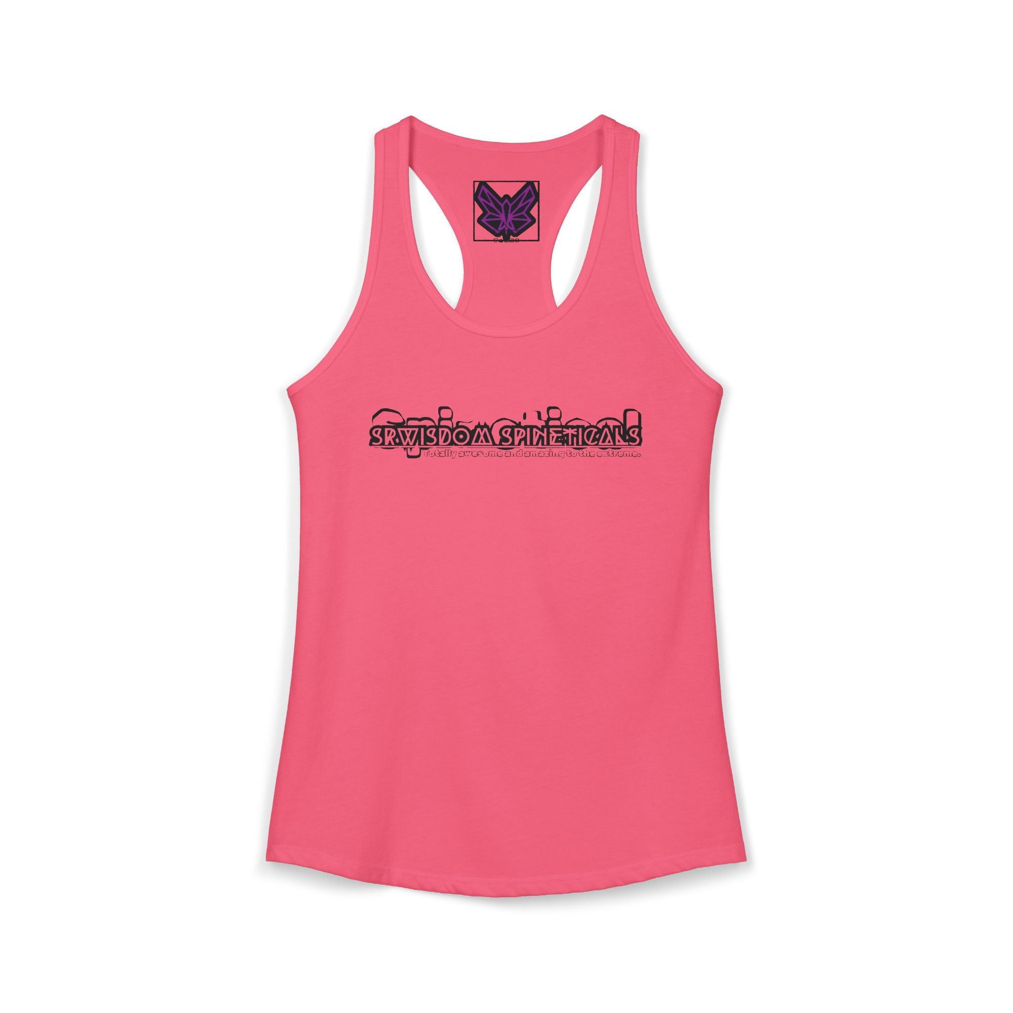 SRWisdom Women's Ideal Racerback Tank [Spinetical 0-1-0]
