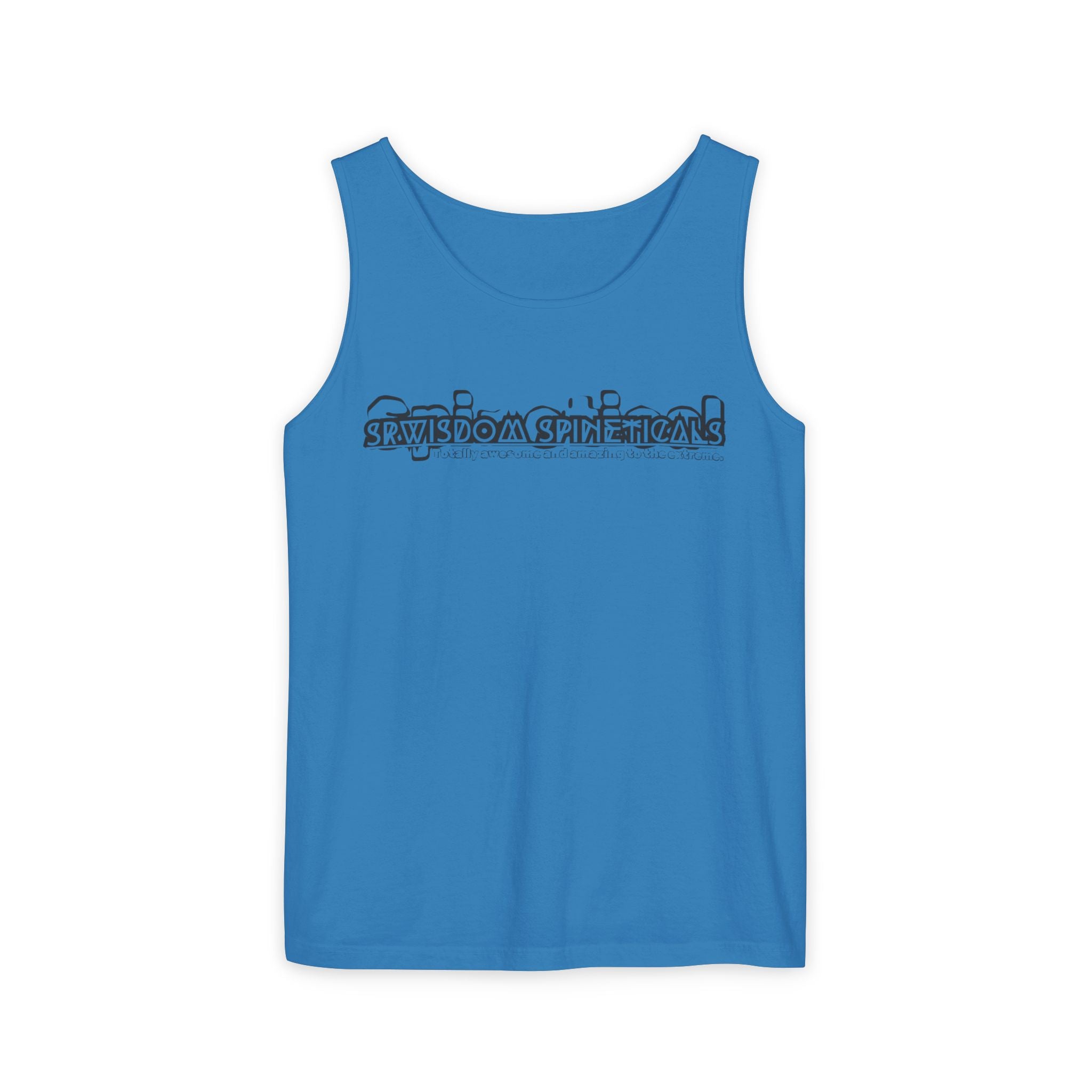 SRWisdom Unisex Garment-Dyed Tank Top [Spinetical]