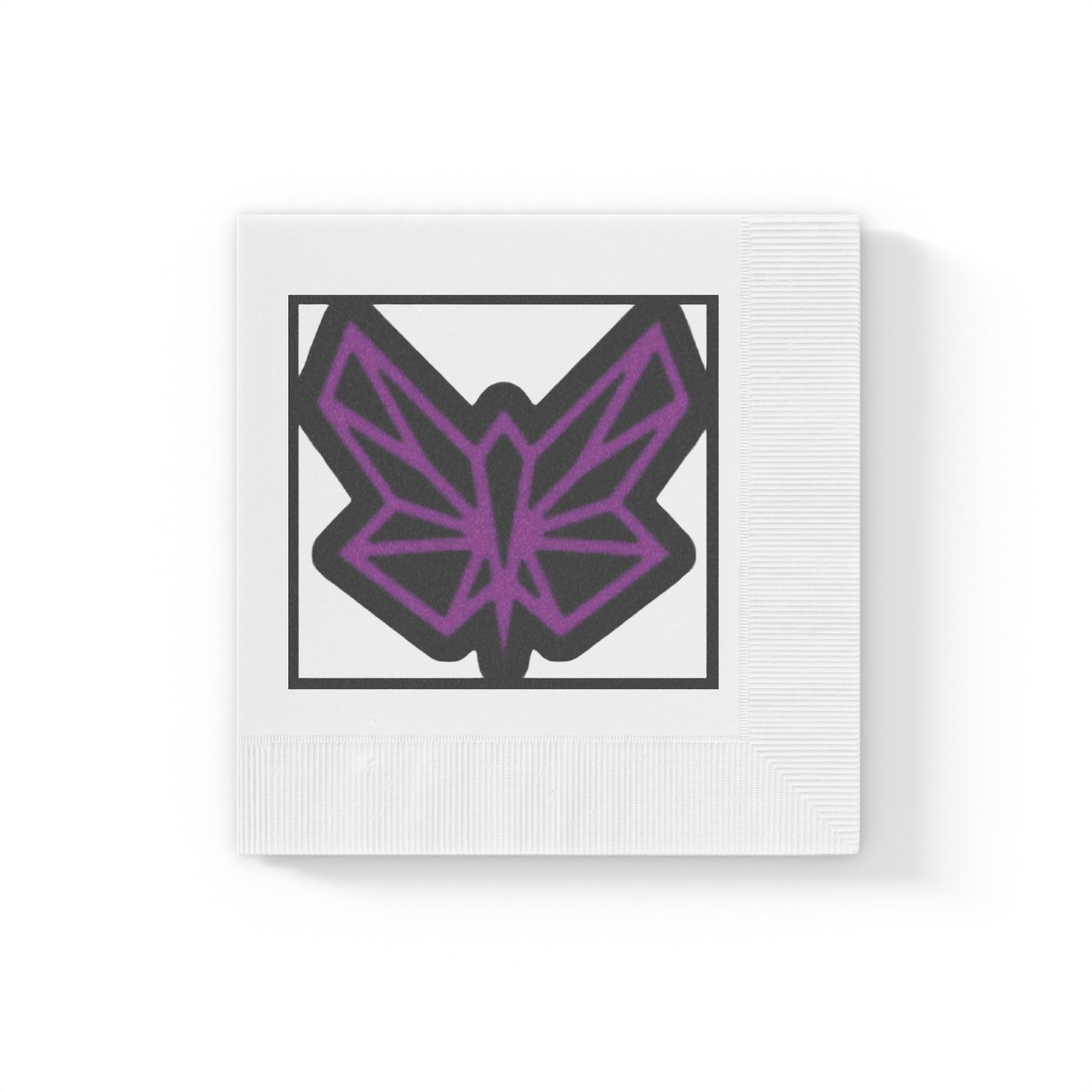 SRWisdom White Coined Napkins [Spinetical 0-1-0]