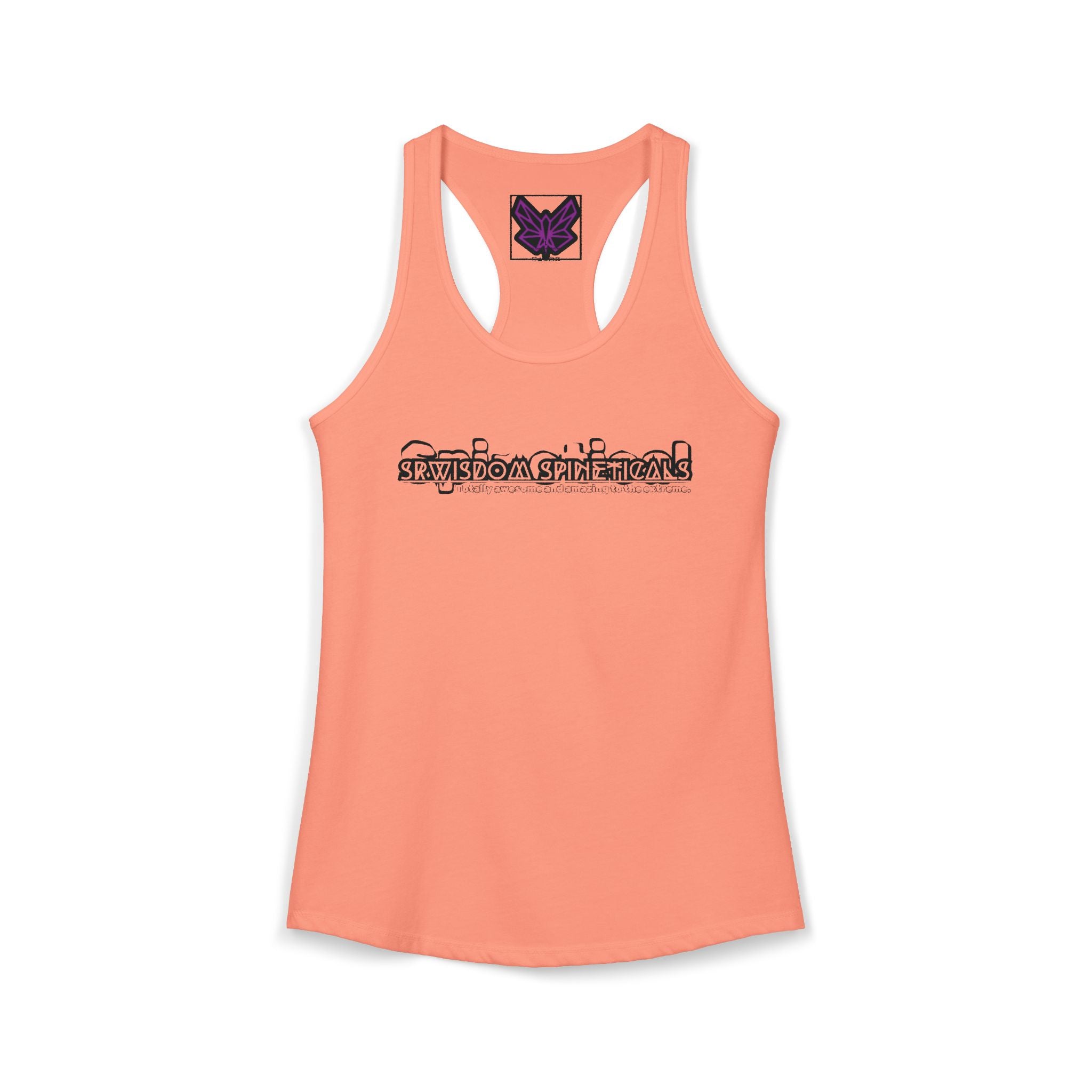 SRWisdom Women's Ideal Racerback Tank [Spinetical 0-1-0]