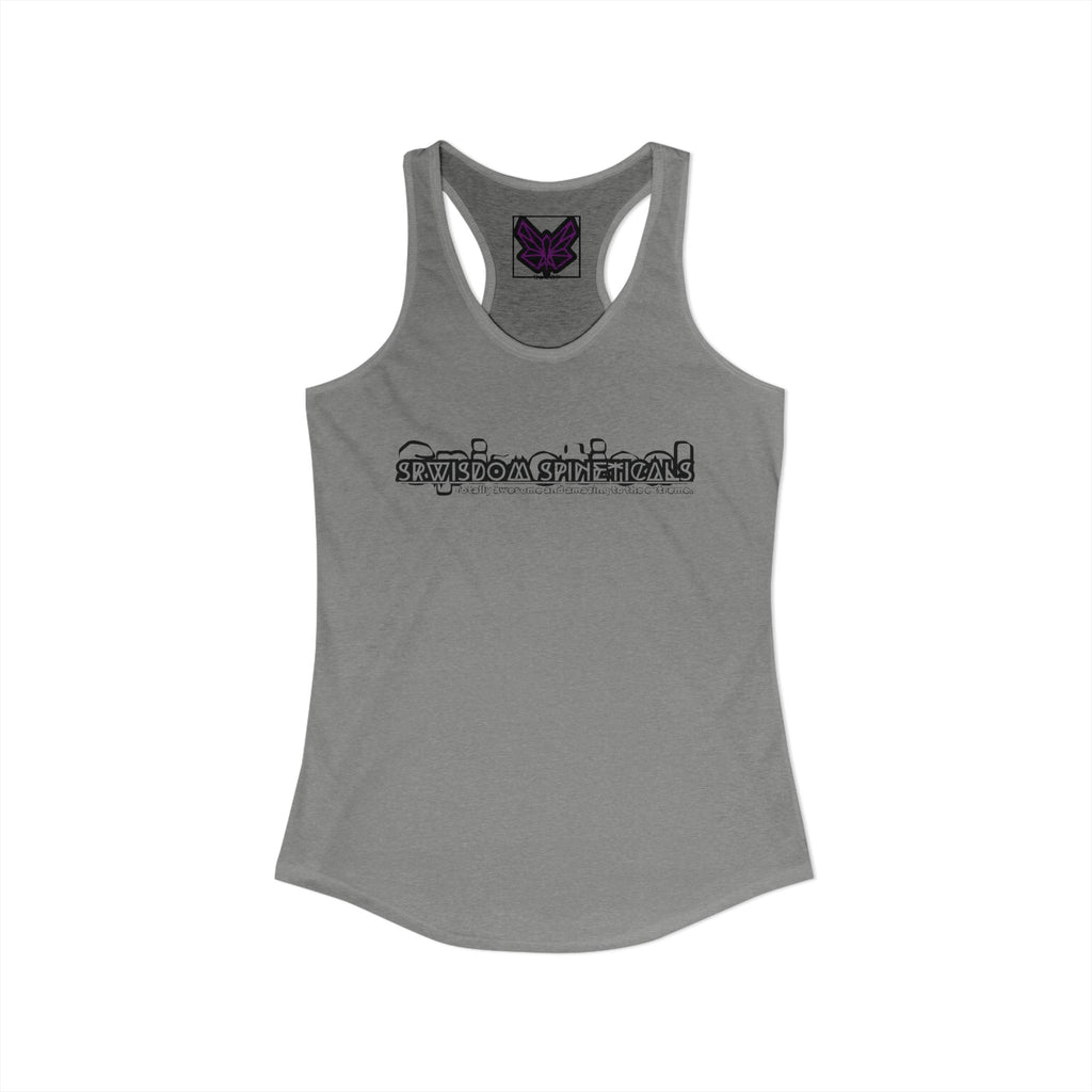 SRWisdom Women's Ideal Racerback Tank [Spinetical 0-1-0]
