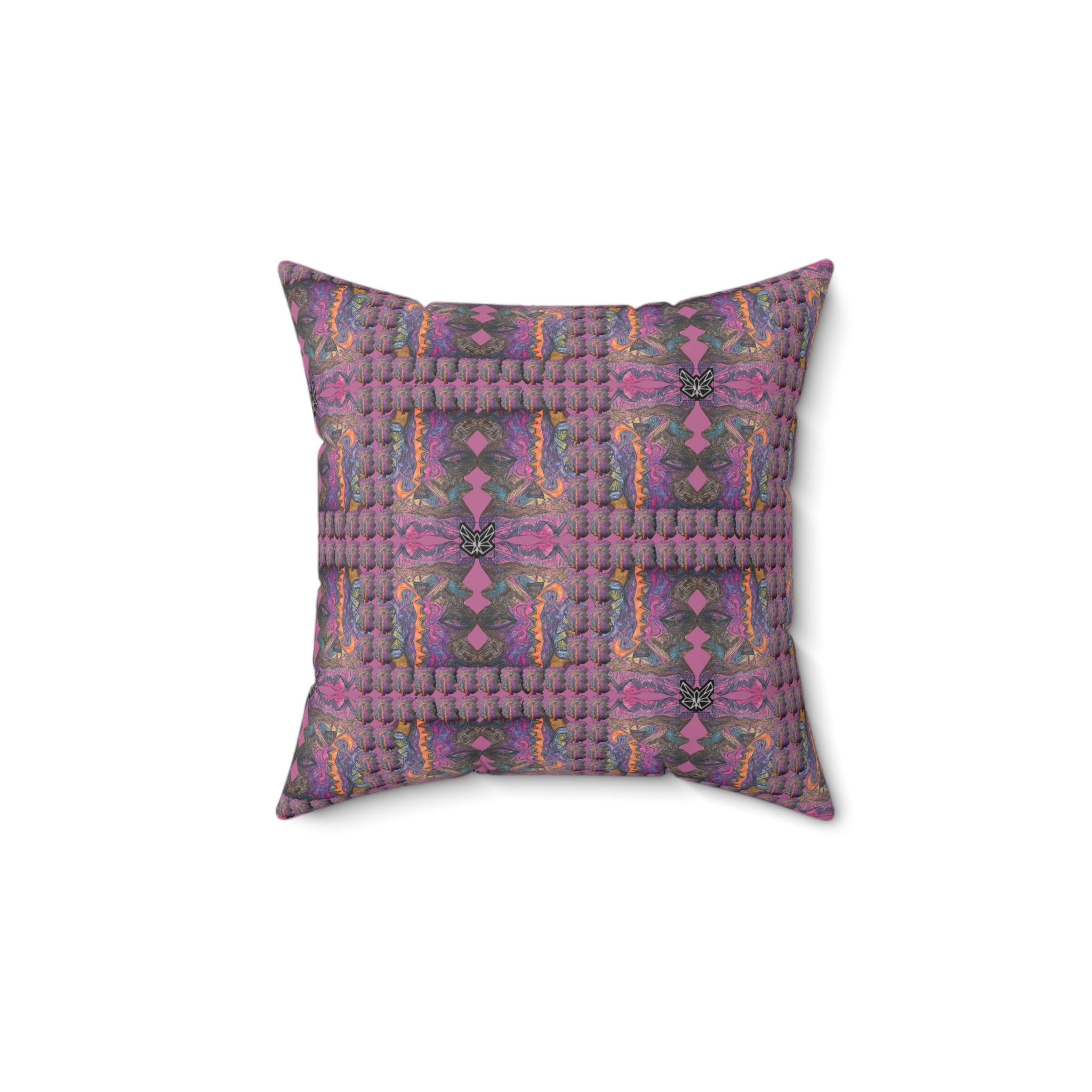 SRWisdom Spun Polyester Square Pillow-S1.1-2.1