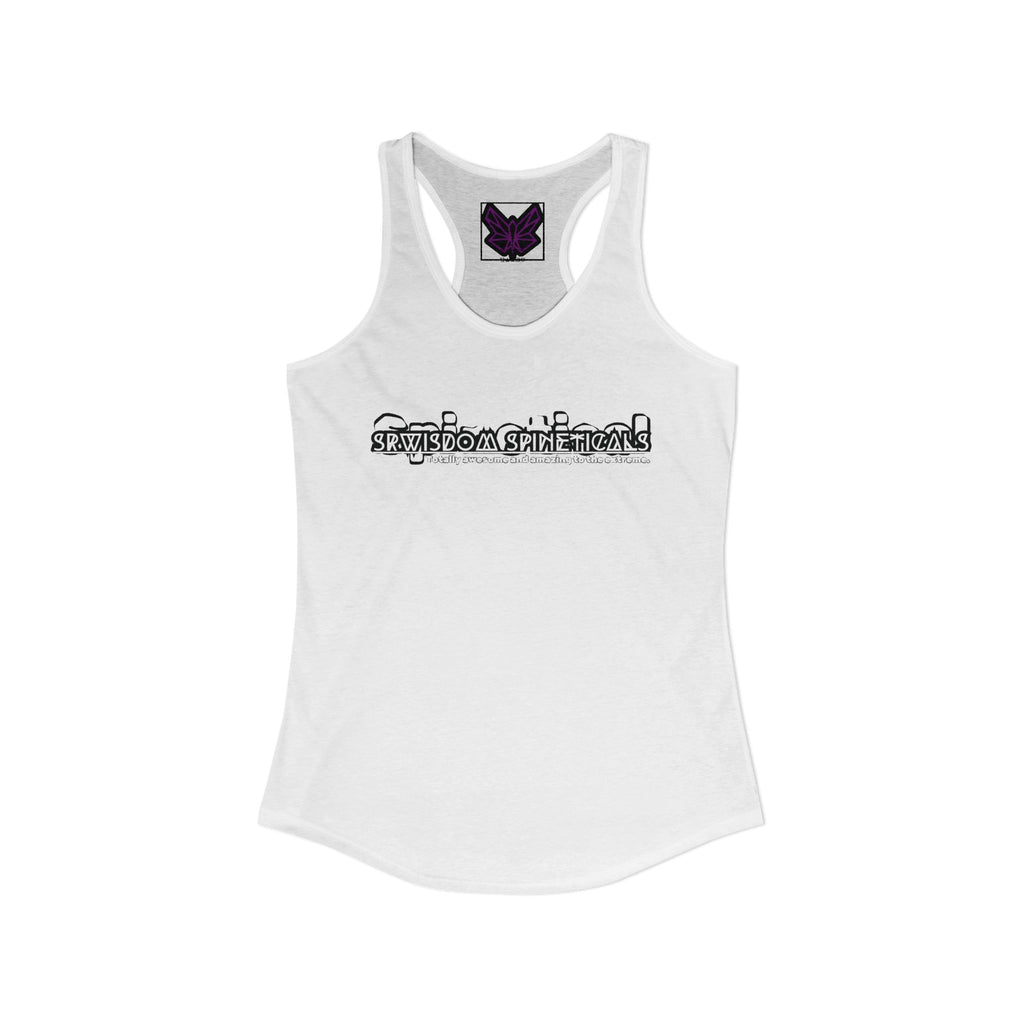SRWisdom Women's Ideal Racerback Tank [Spinetical 0-1-0]