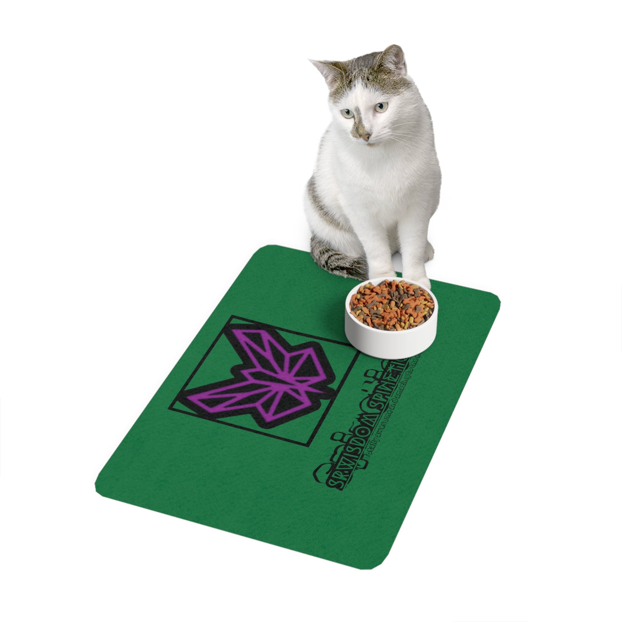 SRWisdom Pet Food Mat (12x18) [Spinetical 0-1-0]