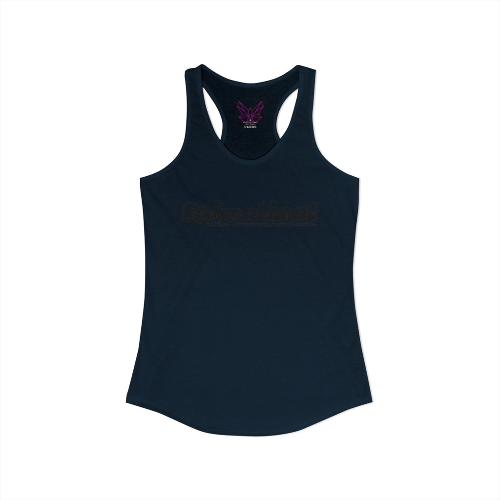 SRWisdom Women's Ideal Racerback Tank [Spinetical 0-1-0]