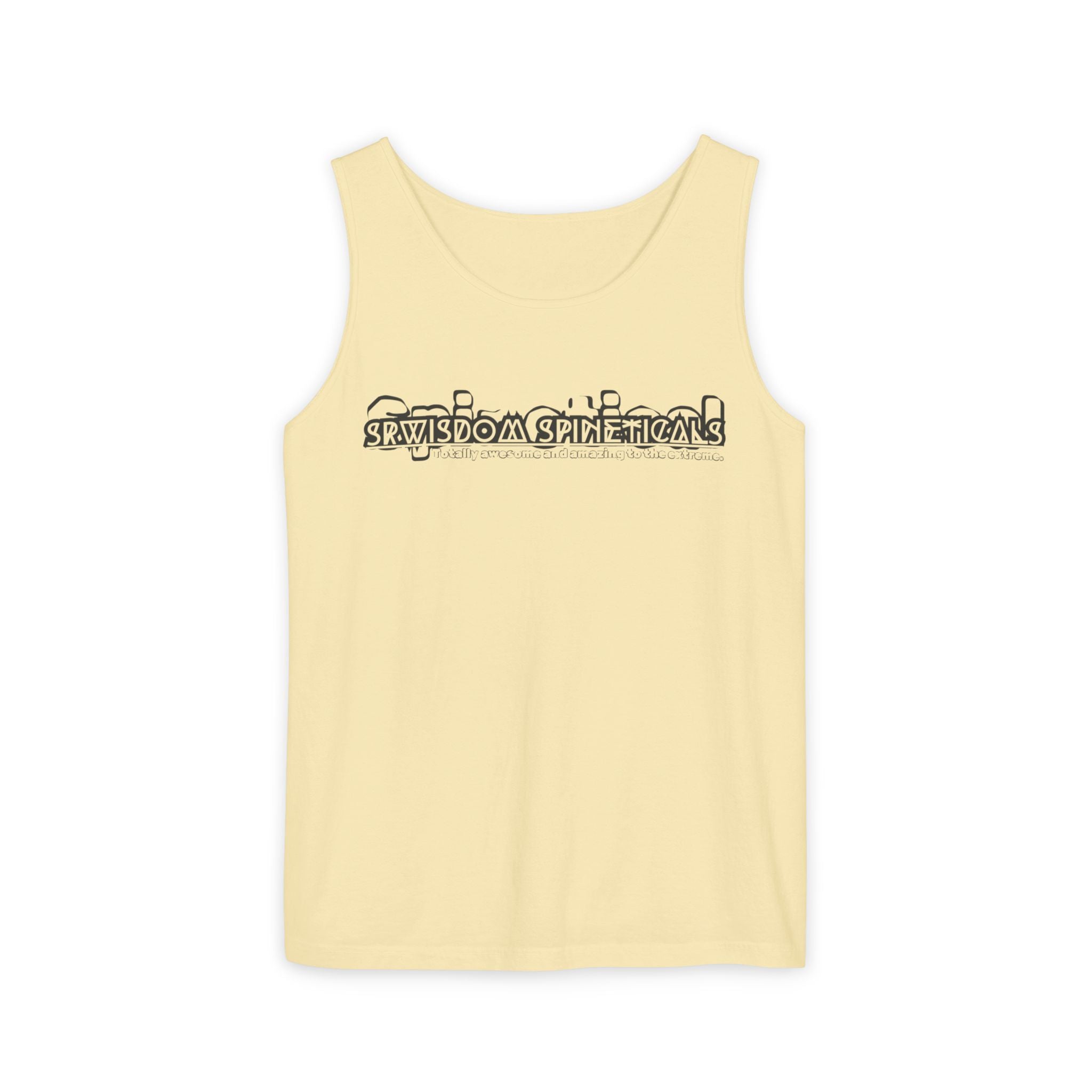 SRWisdom Unisex Garment-Dyed Tank Top [Spinetical]