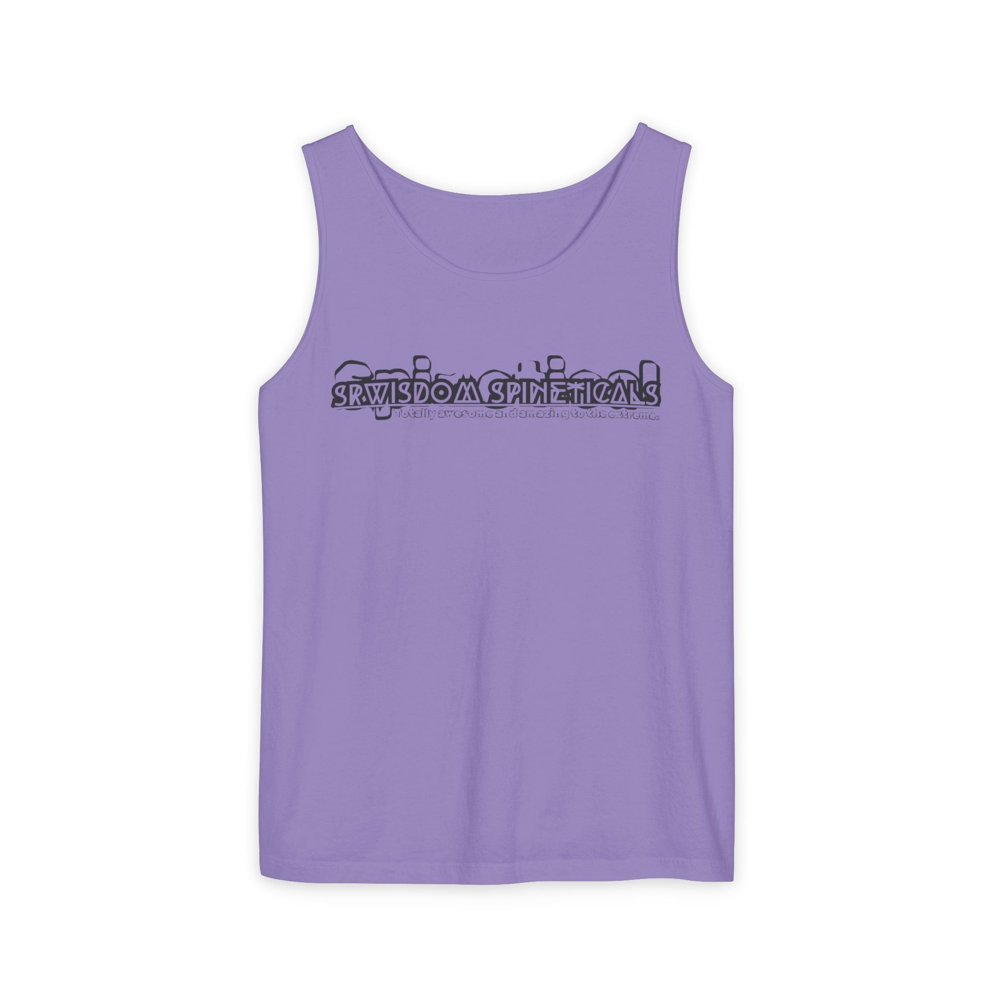 SRWisdom Unisex Garment-Dyed Tank Top [Spinetical]