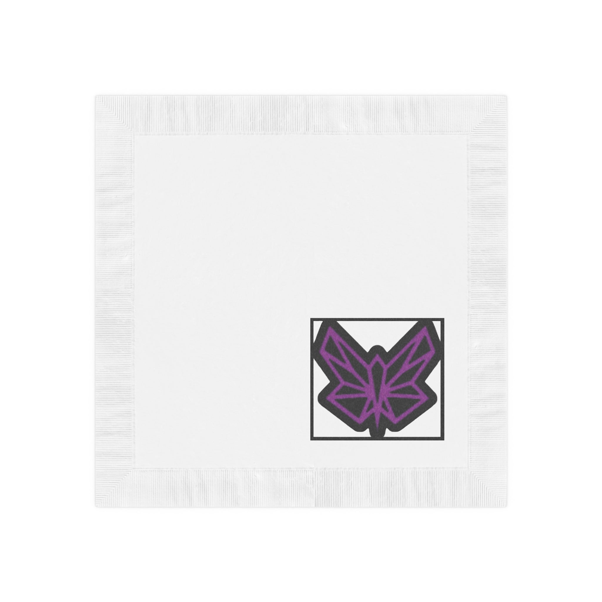 SRWisdom White Coined Napkins [Spinetical 0-1-0]