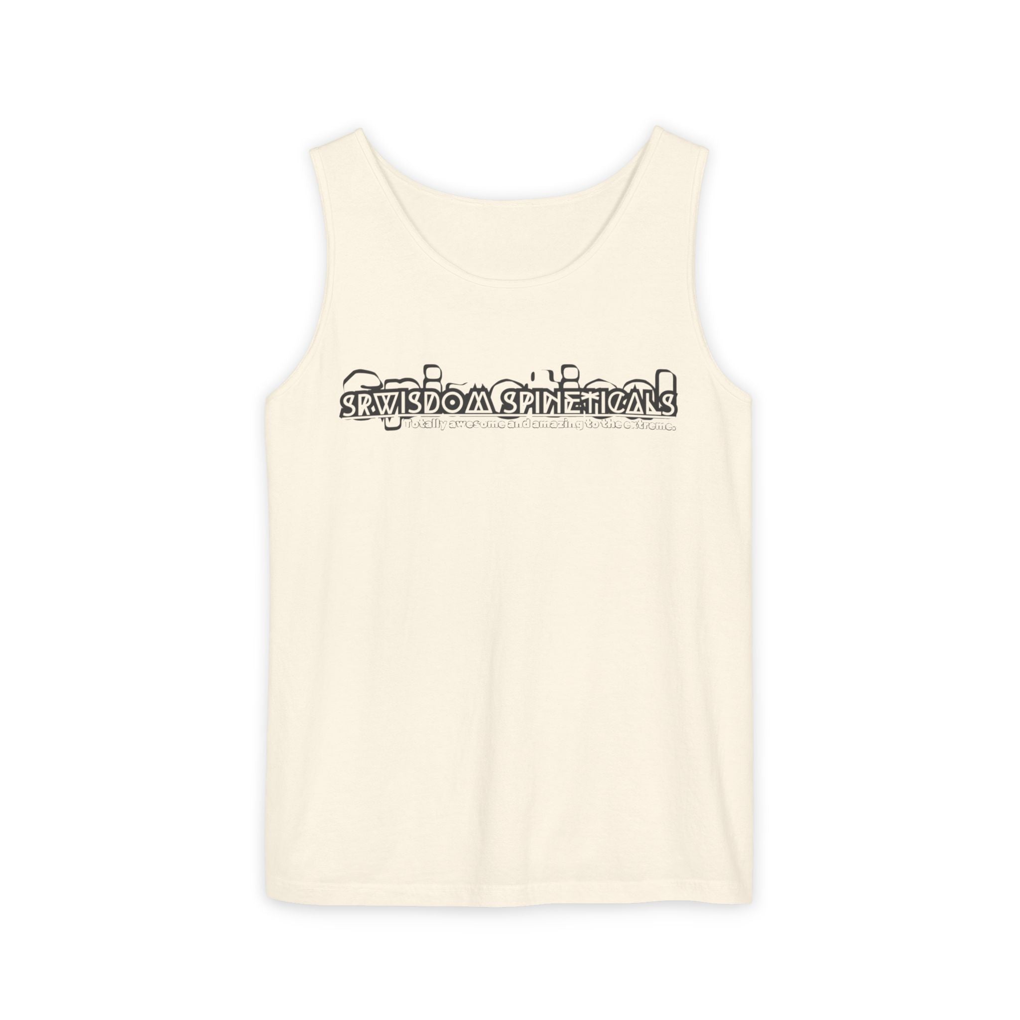 SRWisdom Unisex Garment-Dyed Tank Top [Spinetical]