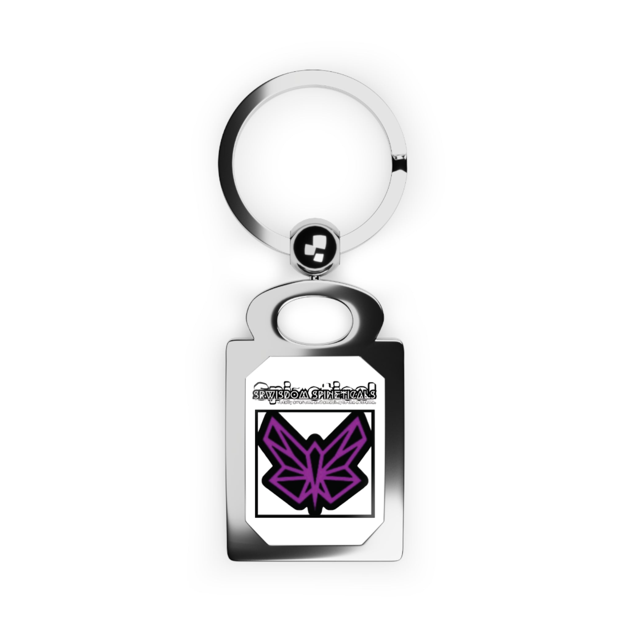 SRWisdom Rectangle Photo Keyring [Spinetical 0-1-0]