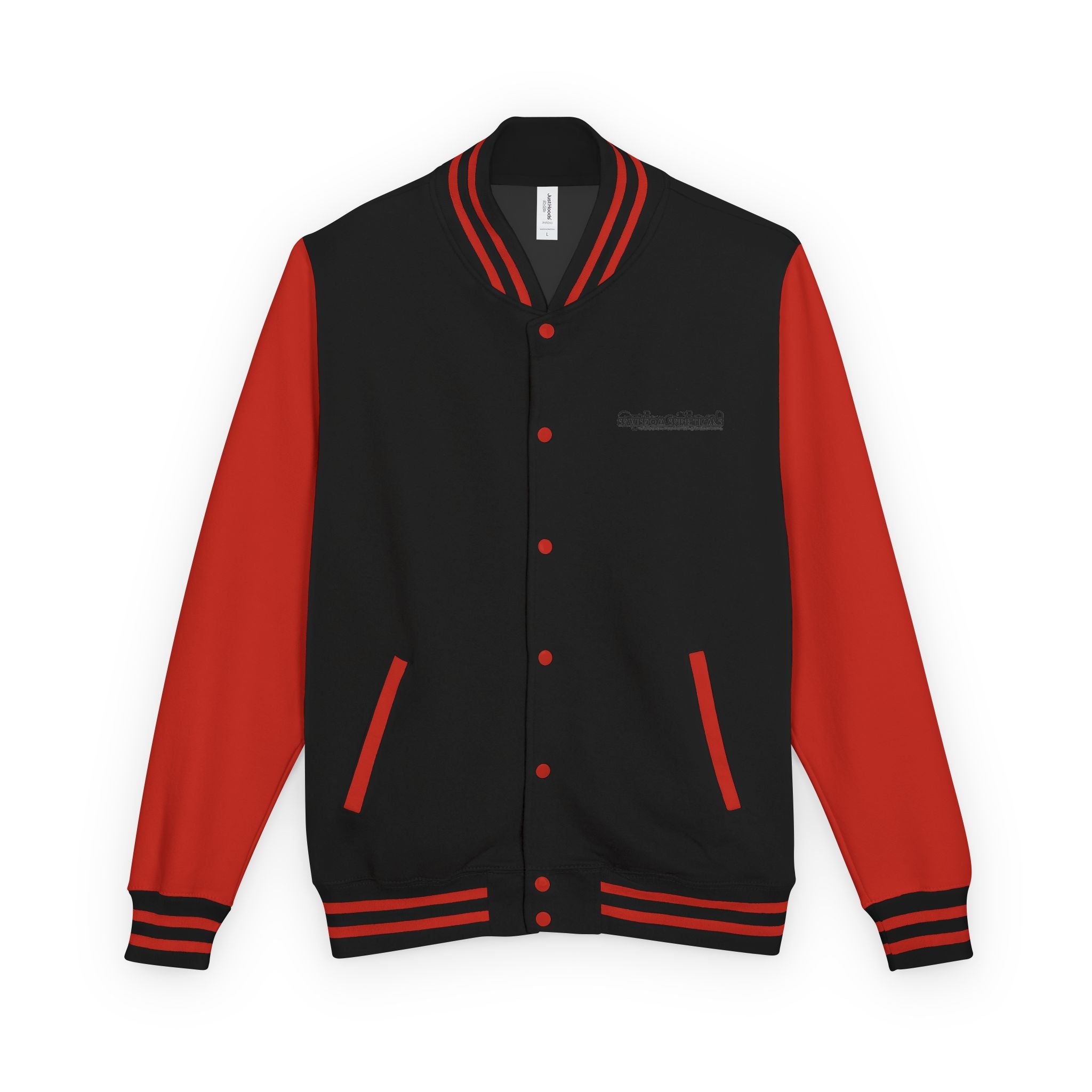 SRWisdom Unisex Heavyweight Letterman Jacket [Spinetical 0-1-0]