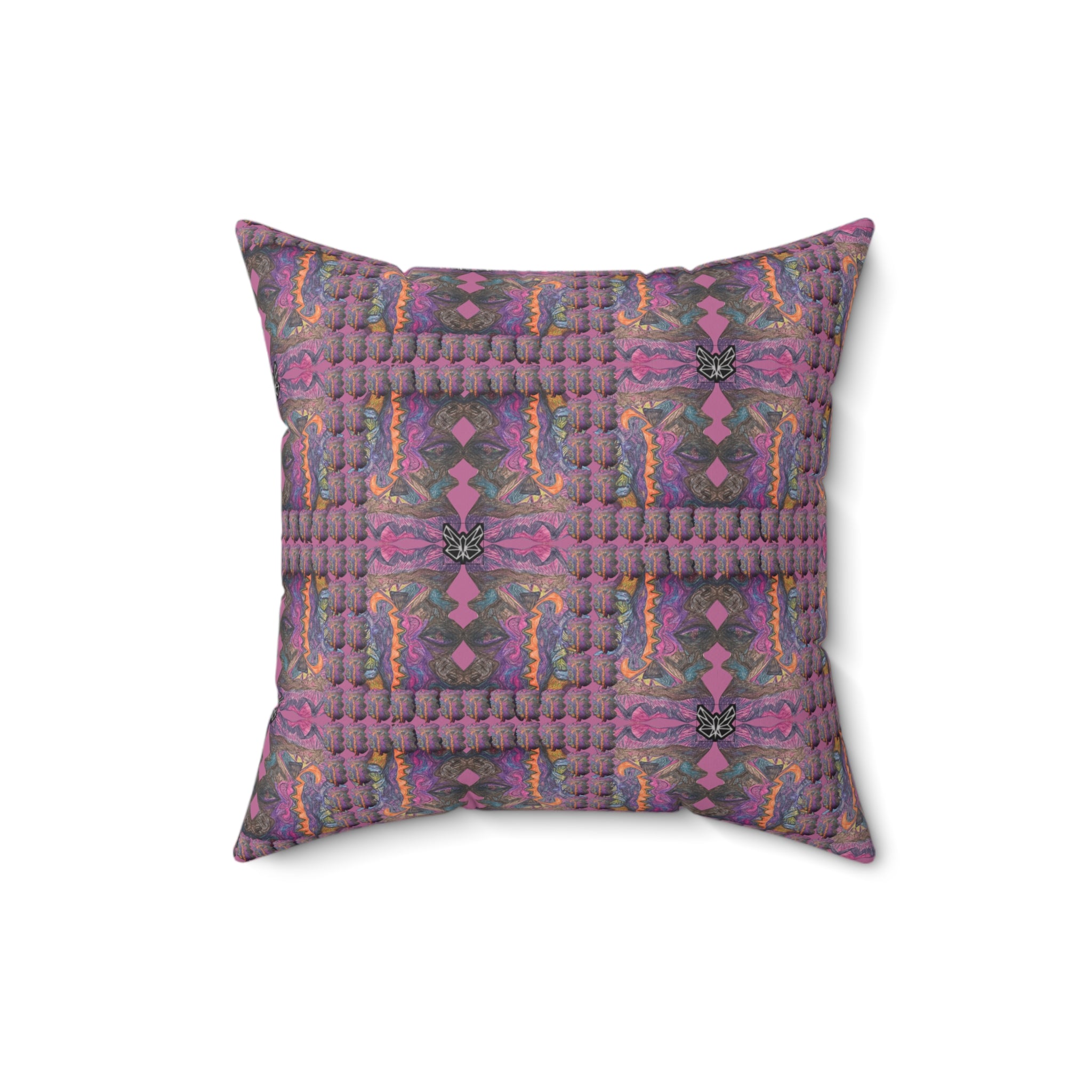 SRWisdom Spun Polyester Square Pillow-S1.1-2.1