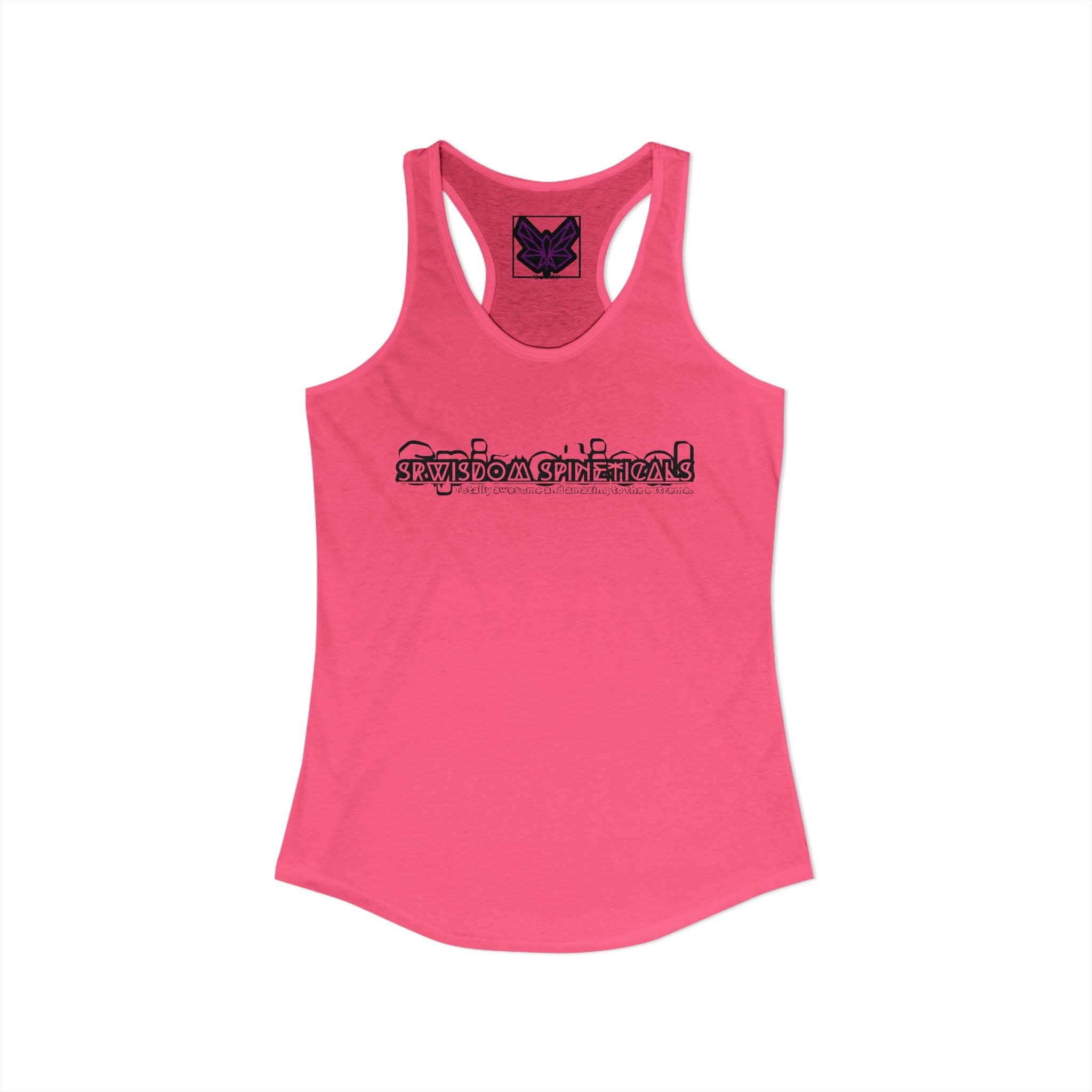 SRWisdom Women's Ideal Racerback Tank [Spinetical 0-1-0]