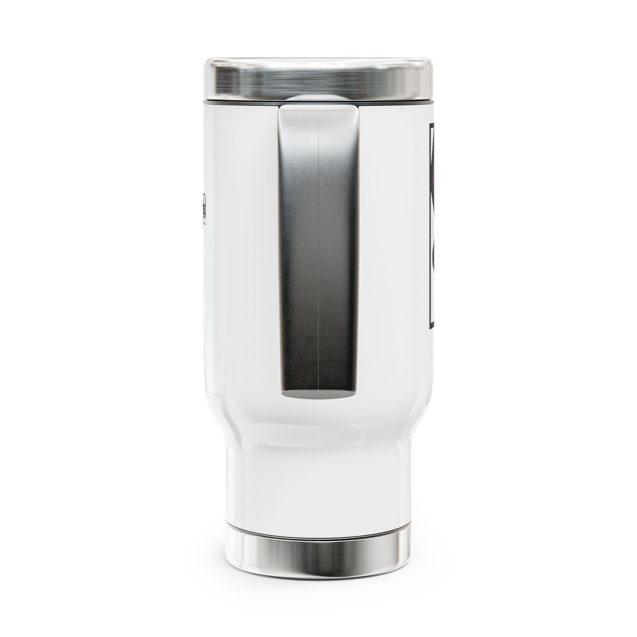 SRWisdom Stainless Steel Travel Mug with Handle, 14oz [Spinetical 0-1-0]