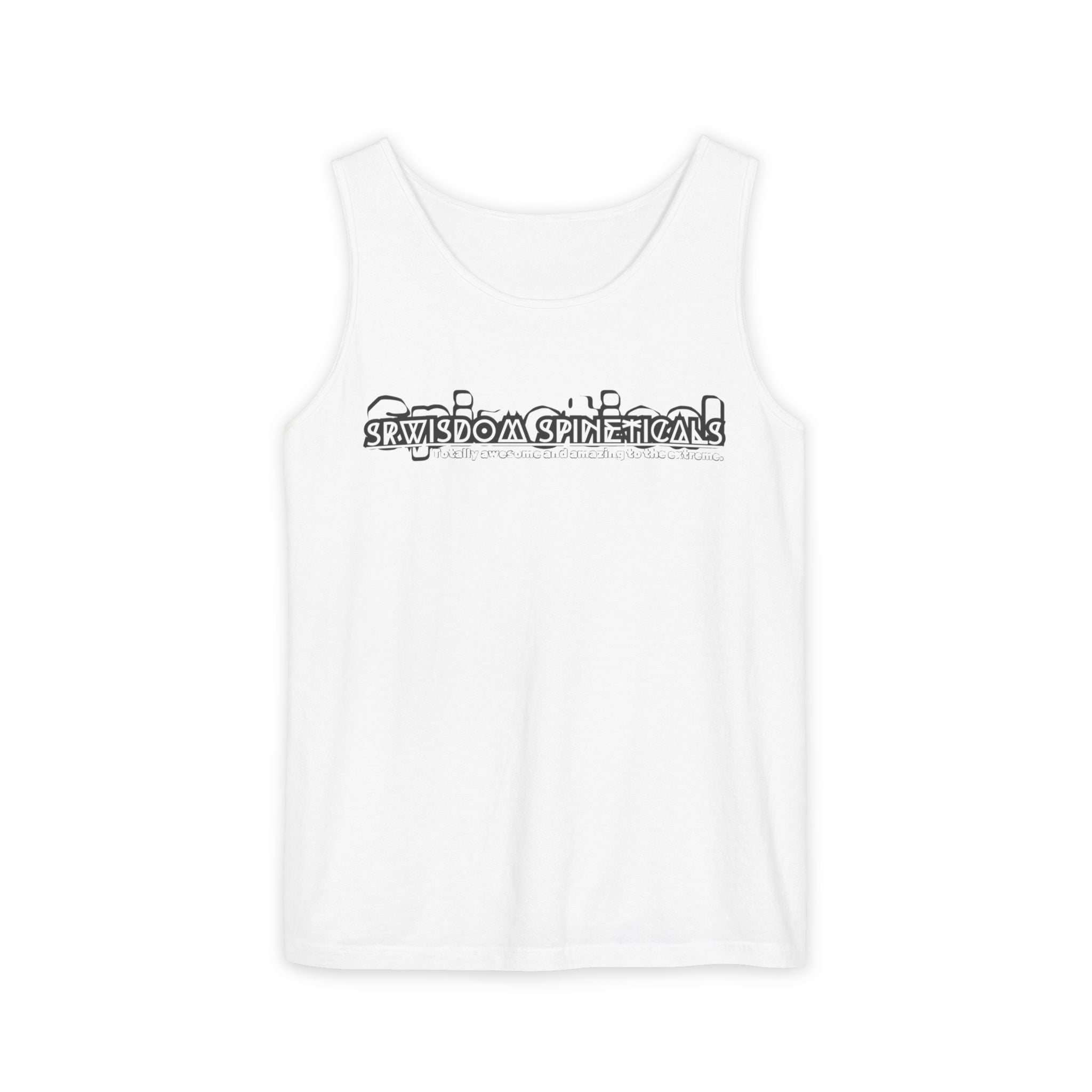 SRWisdom Unisex Garment-Dyed Tank Top [Spinetical]