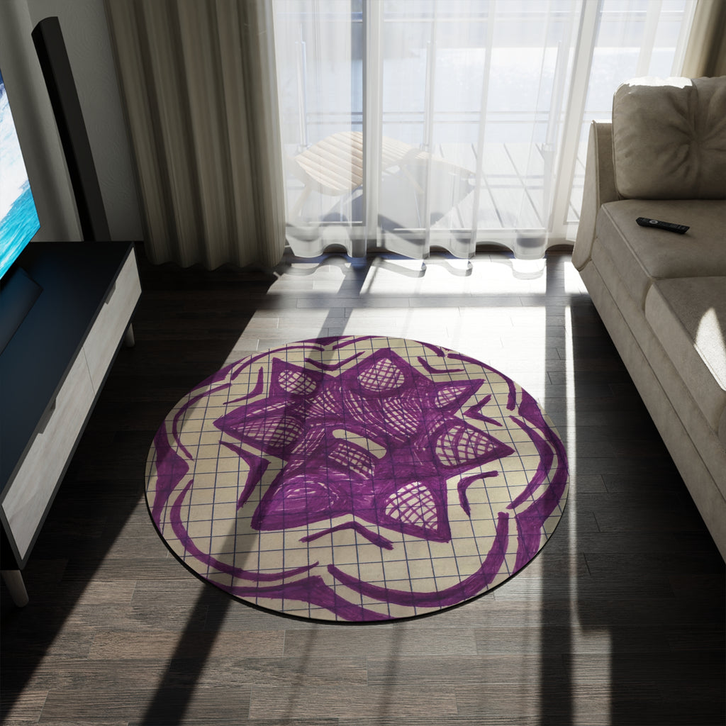 SRWisdom Round Rug