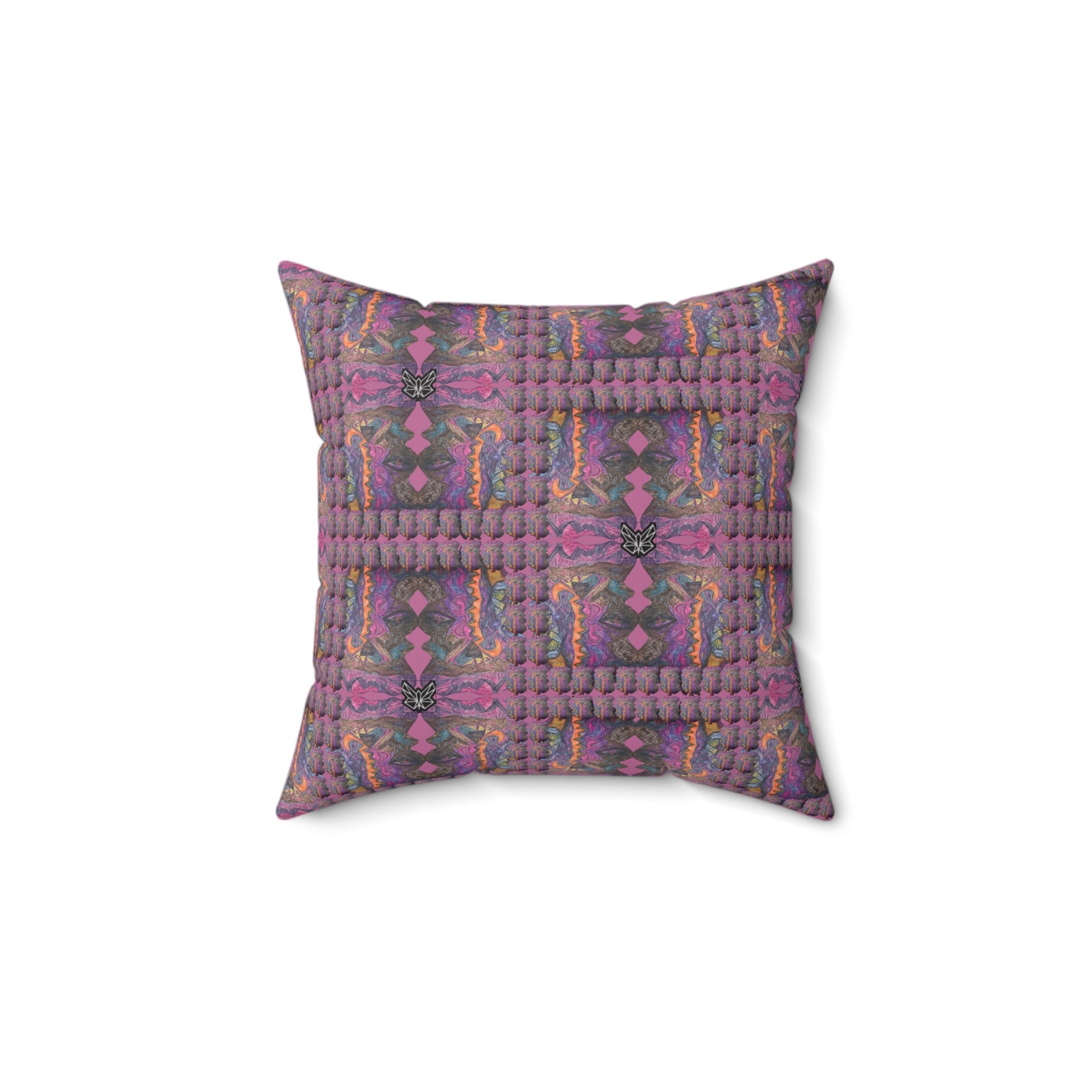 SRWisdom Spun Polyester Square Pillow-S1.1-2.1