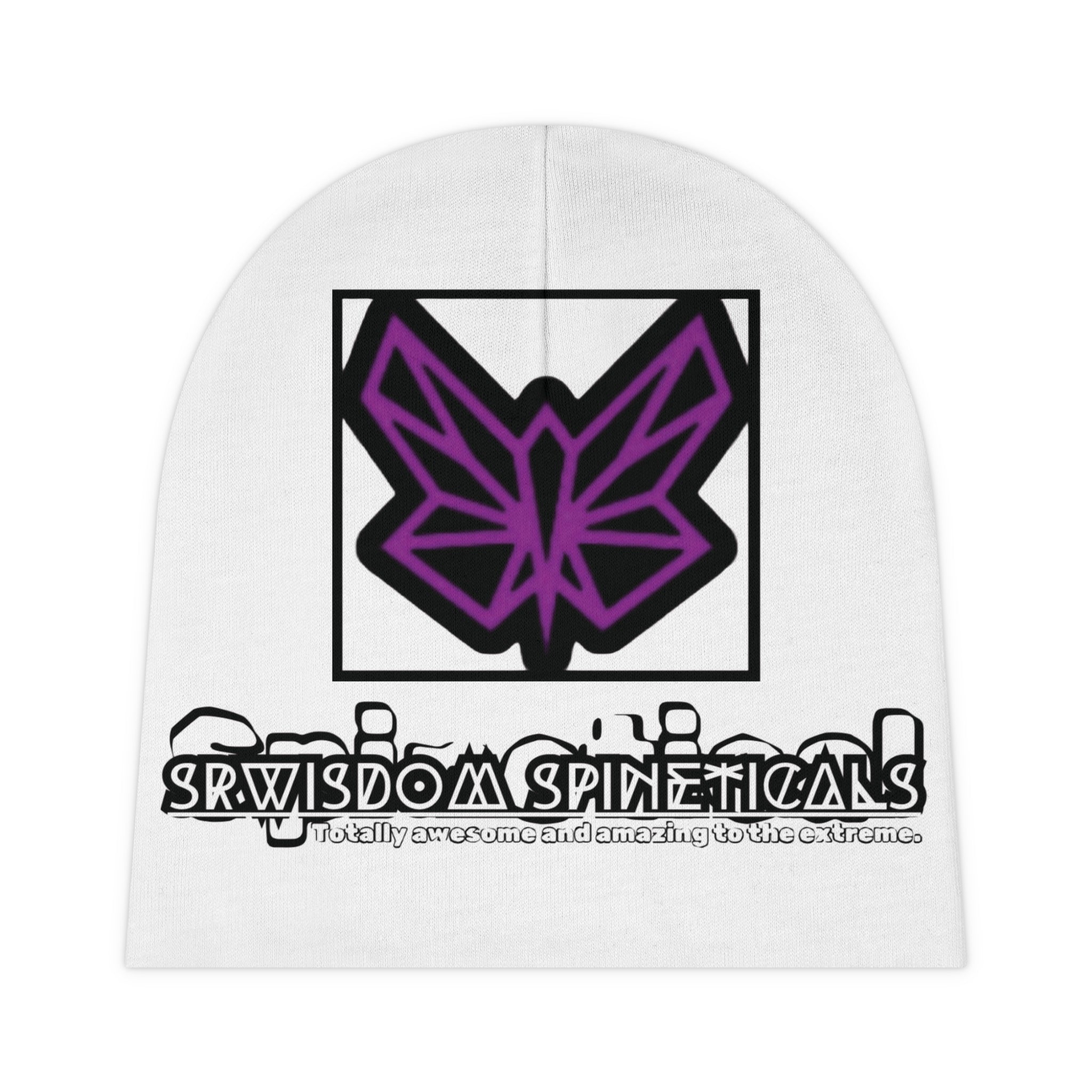 SRWisdom Baby Beanie (AOP) [Spinetical 0-1-0]