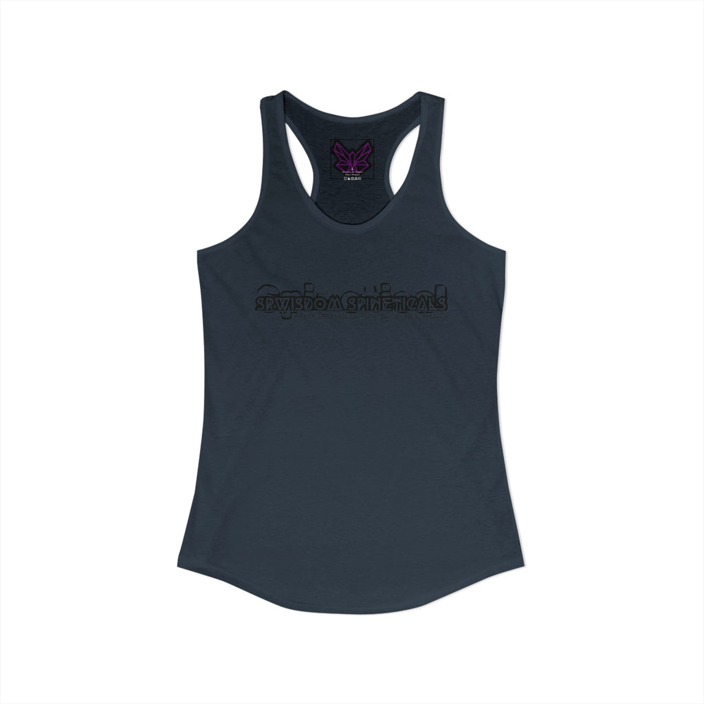 SRWisdom Women's Ideal Racerback Tank [Spinetical 0-1-0]
