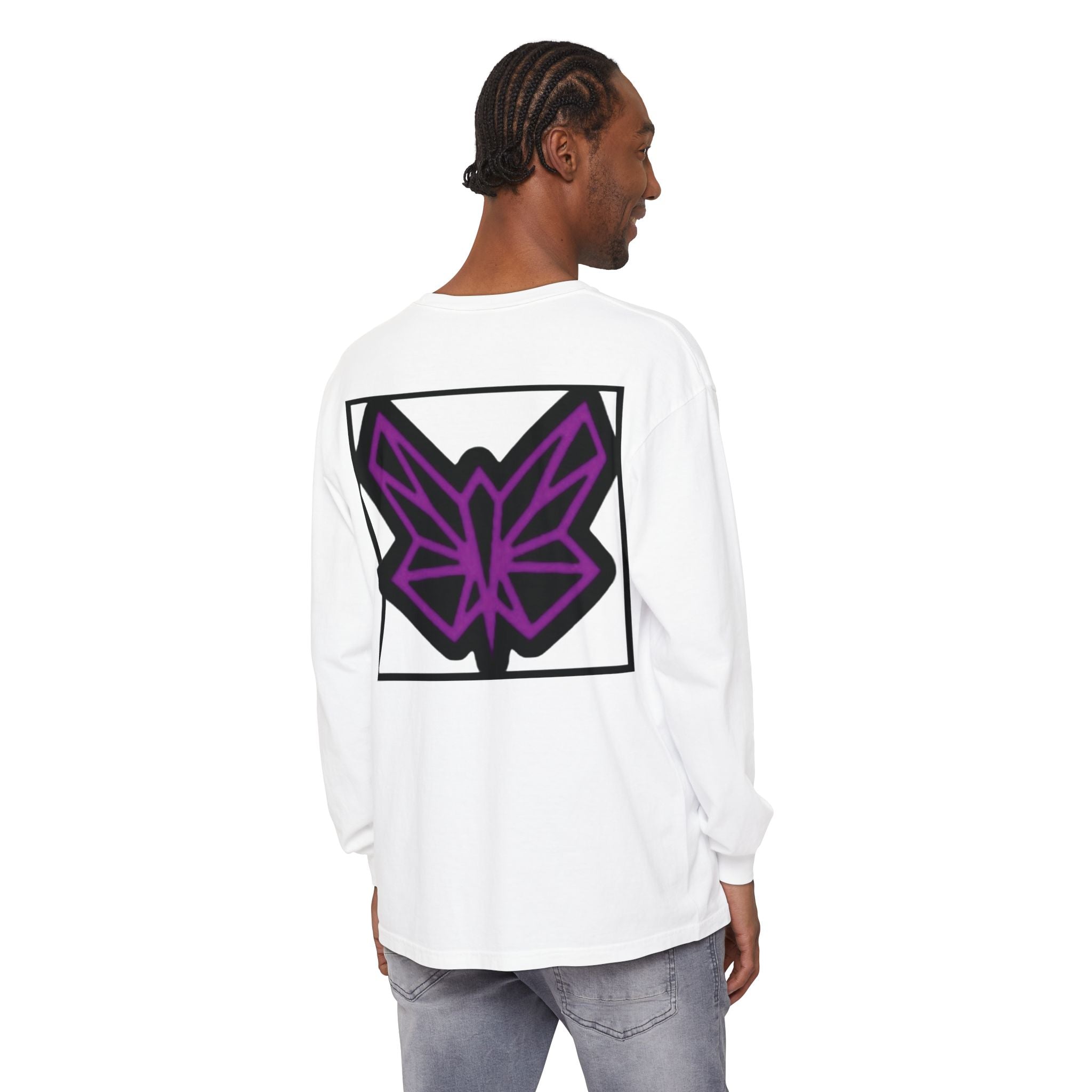 SRWisdom Unisex Garment-dyed Long Sleeve T-Shirt [Spinetical]