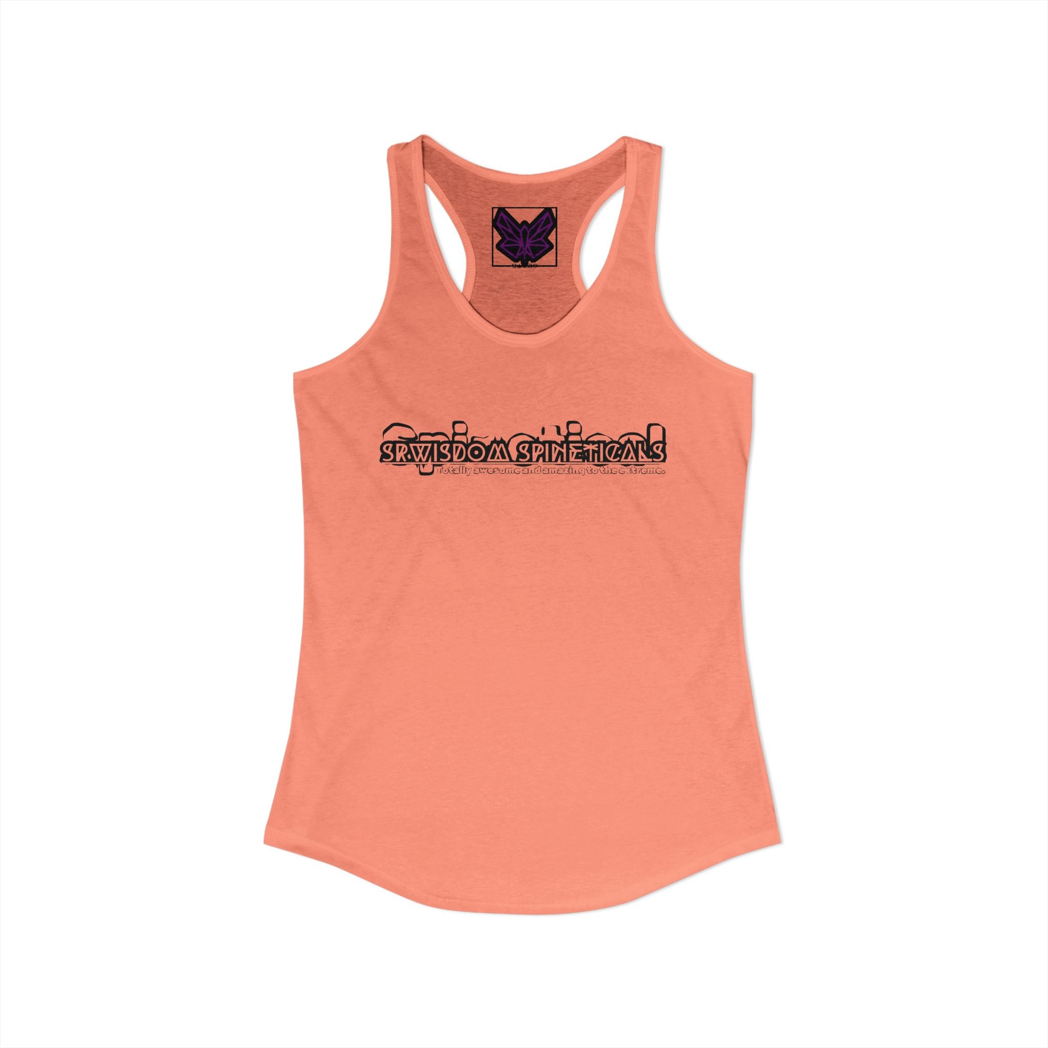 SRWisdom Women's Ideal Racerback Tank [Spinetical 0-1-0]