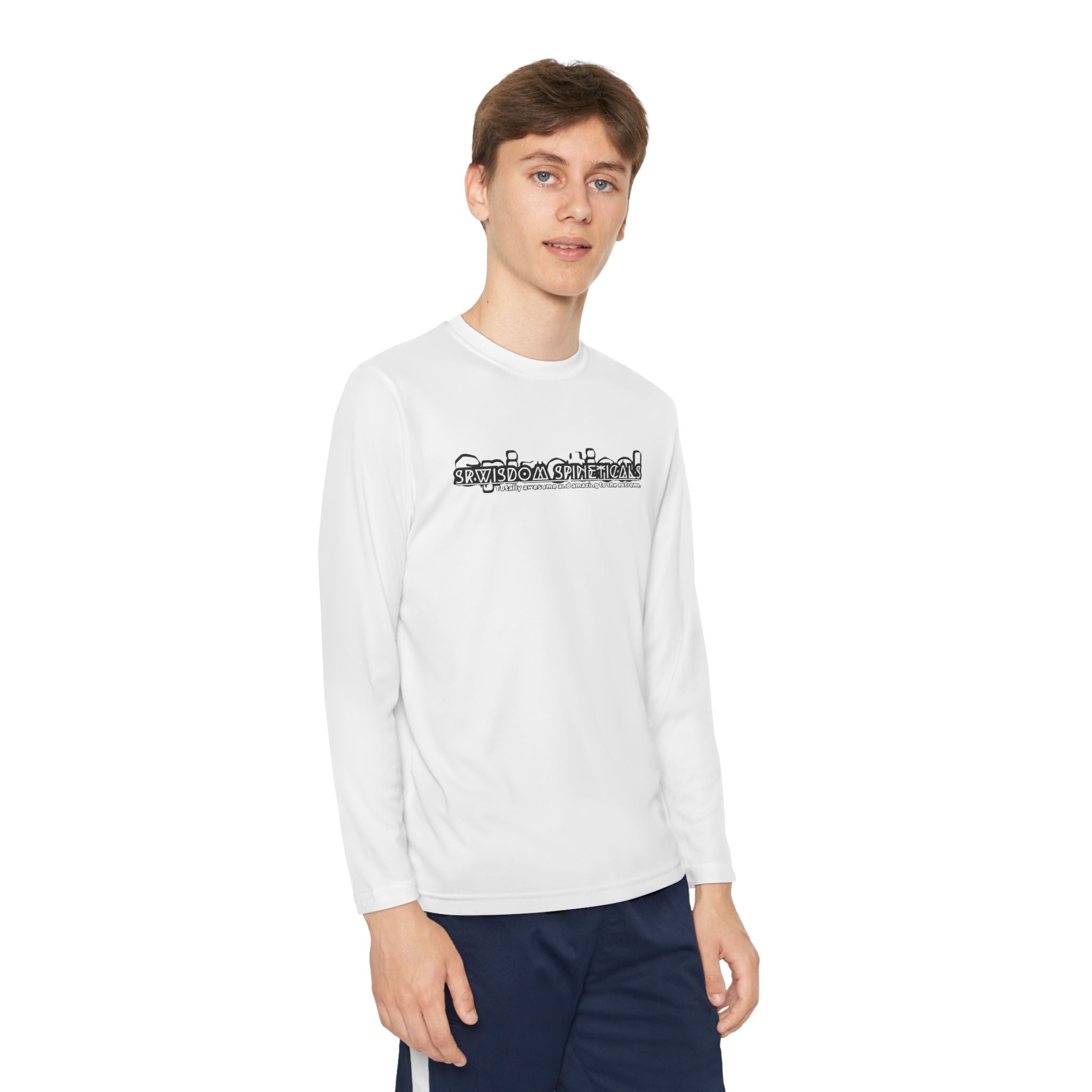 SRWisdom Youth Long Sleeve Competitor Tee [Spinetical 0-1-0]
