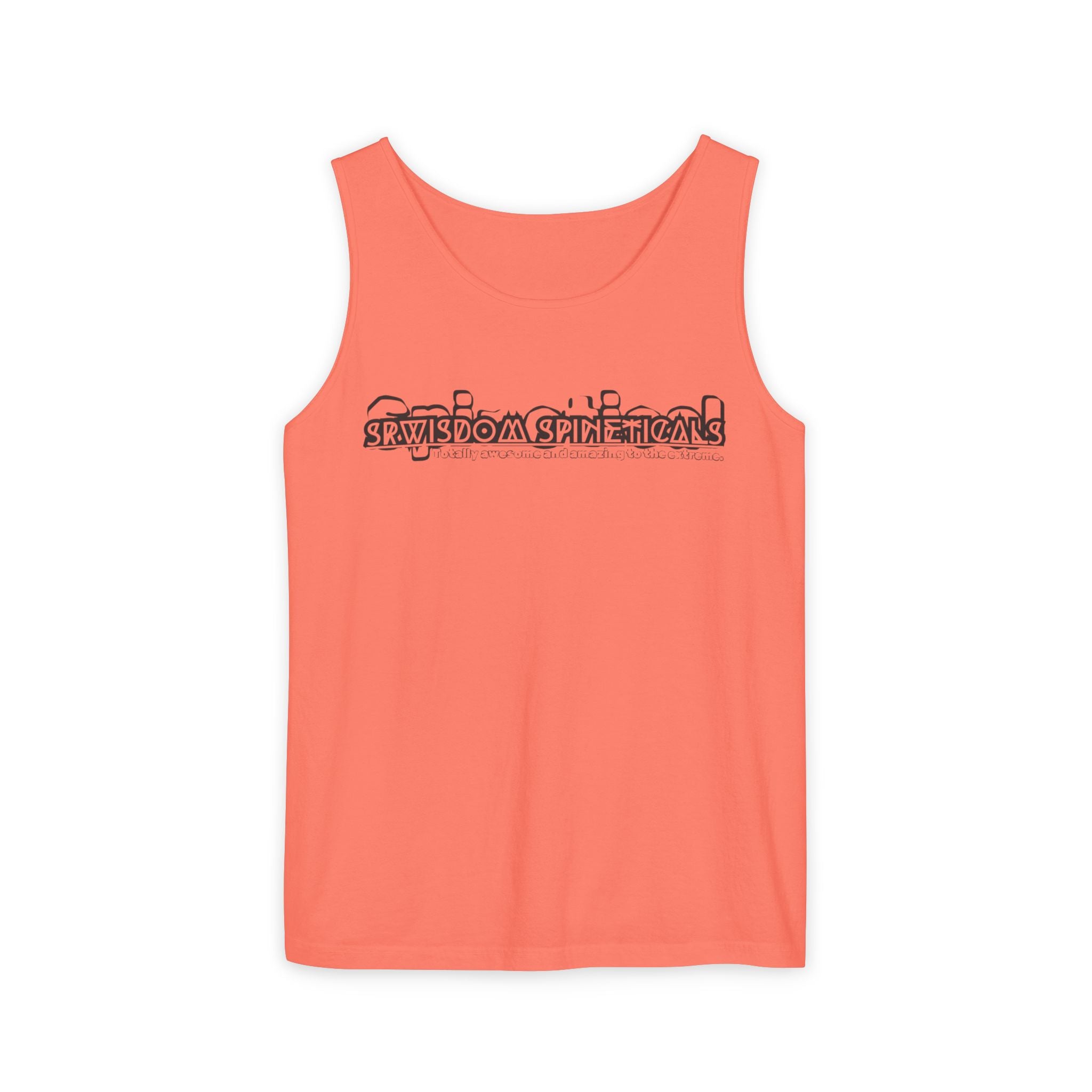 SRWisdom Unisex Garment-Dyed Tank Top [Spinetical]