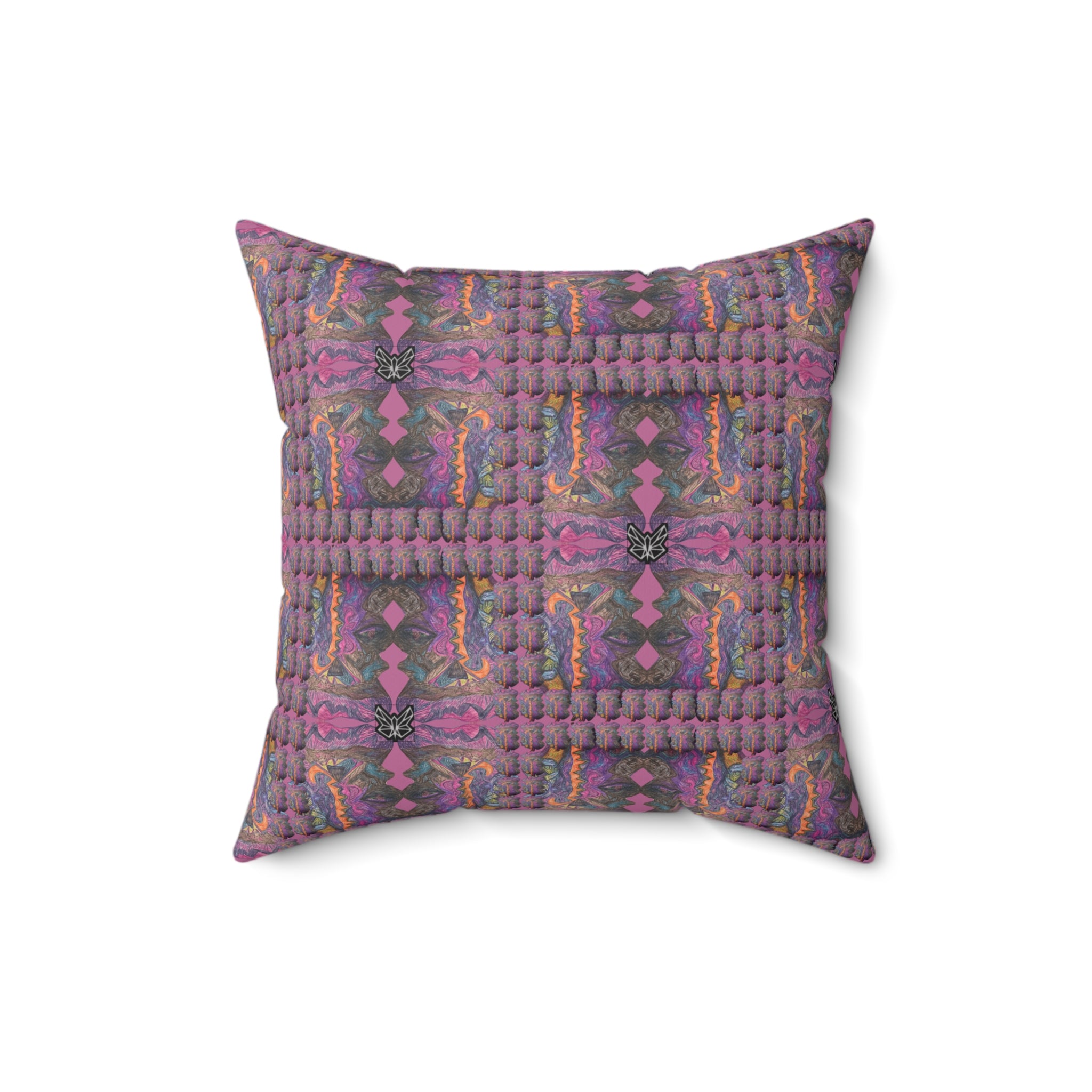 SRWisdom Spun Polyester Square Pillow-S1.1-2.1