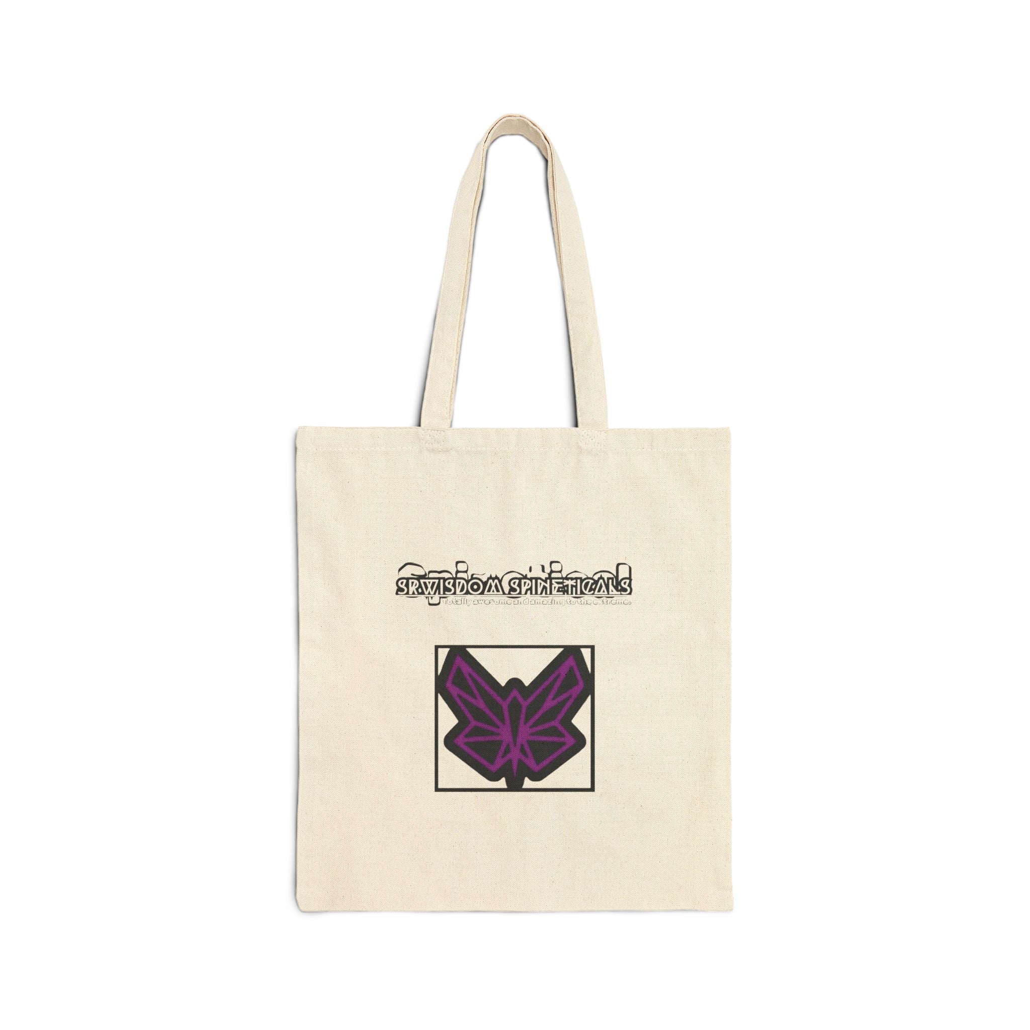SRWisdom Cotton Canvas Tote Bag [Spinetical 0-1-0]