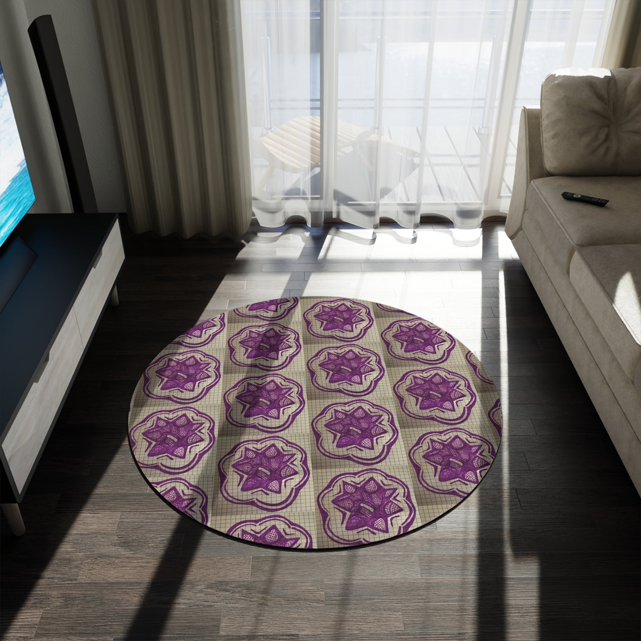 SRWisdom Round Rug