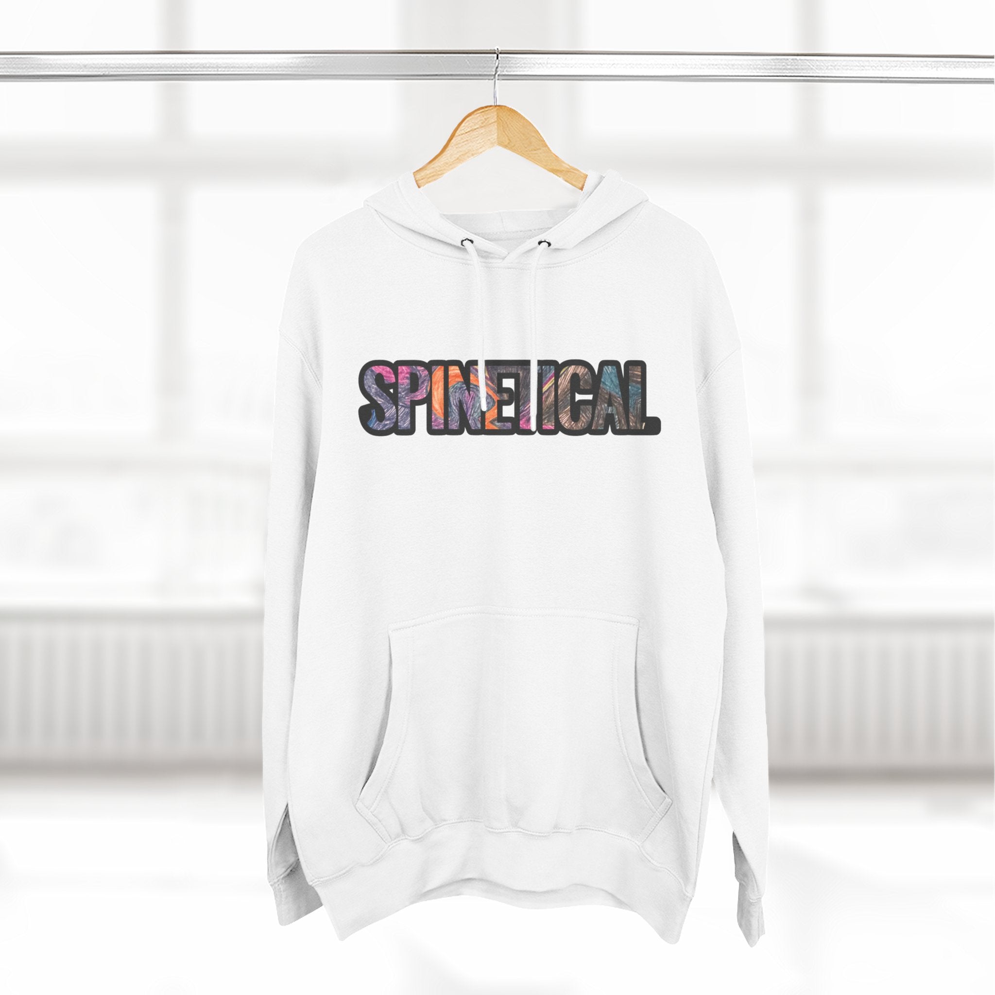 SRWisdom Three-Panel Fleece Hoodie-(SS1-SS1)