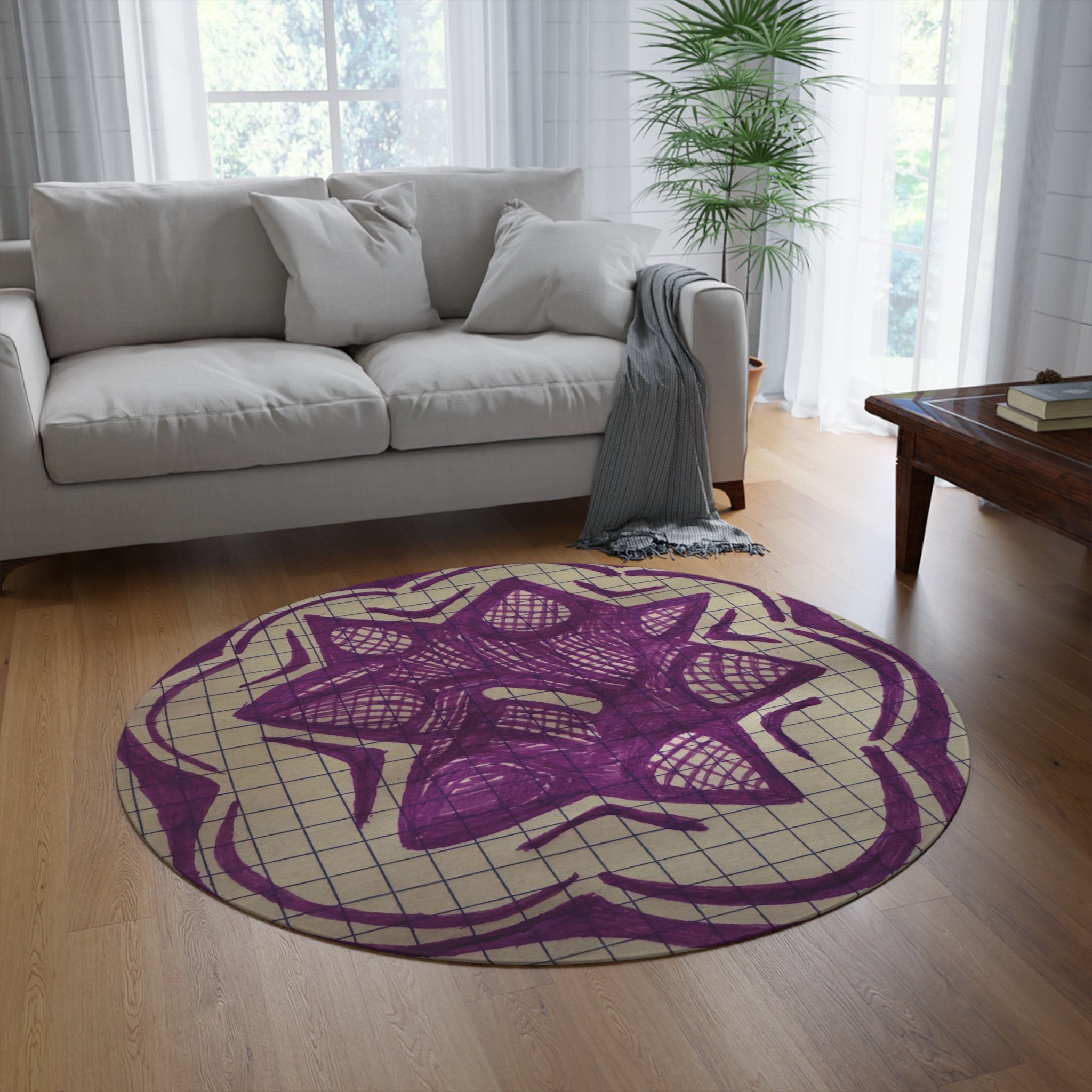 SRWisdom Round Rug