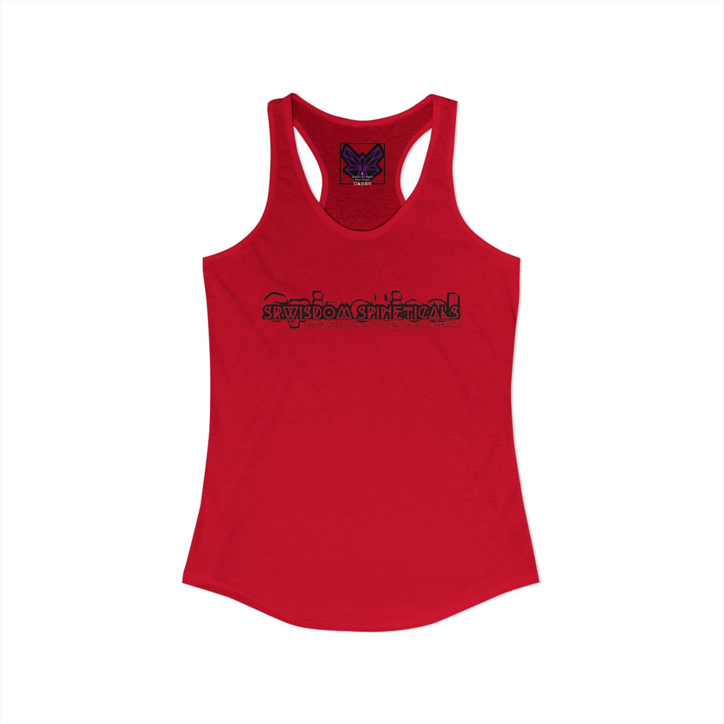 SRWisdom Women's Ideal Racerback Tank [Spinetical 0-1-0]