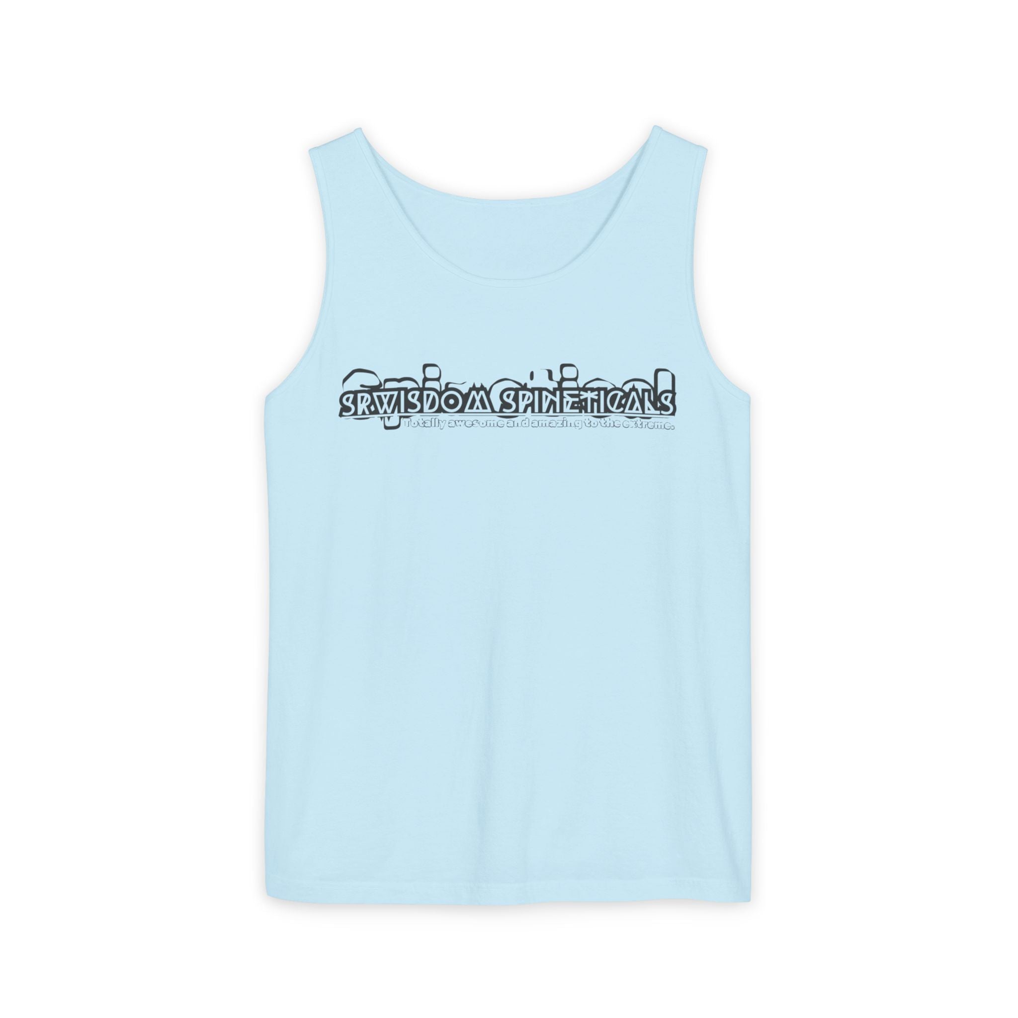 SRWisdom Unisex Garment-Dyed Tank Top [Spinetical]
