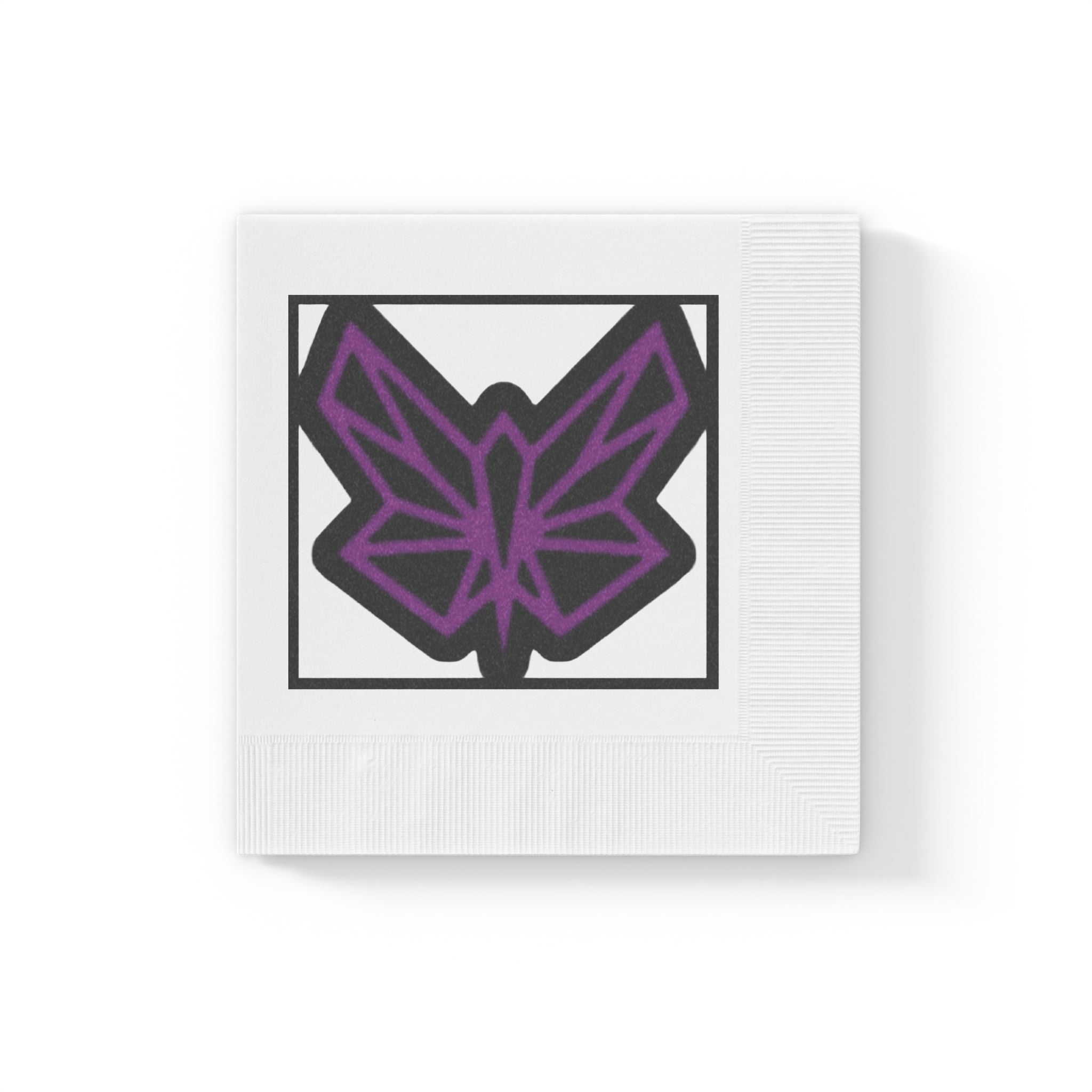 SRWisdom White Coined Napkins [Spinetical 0-1-0]