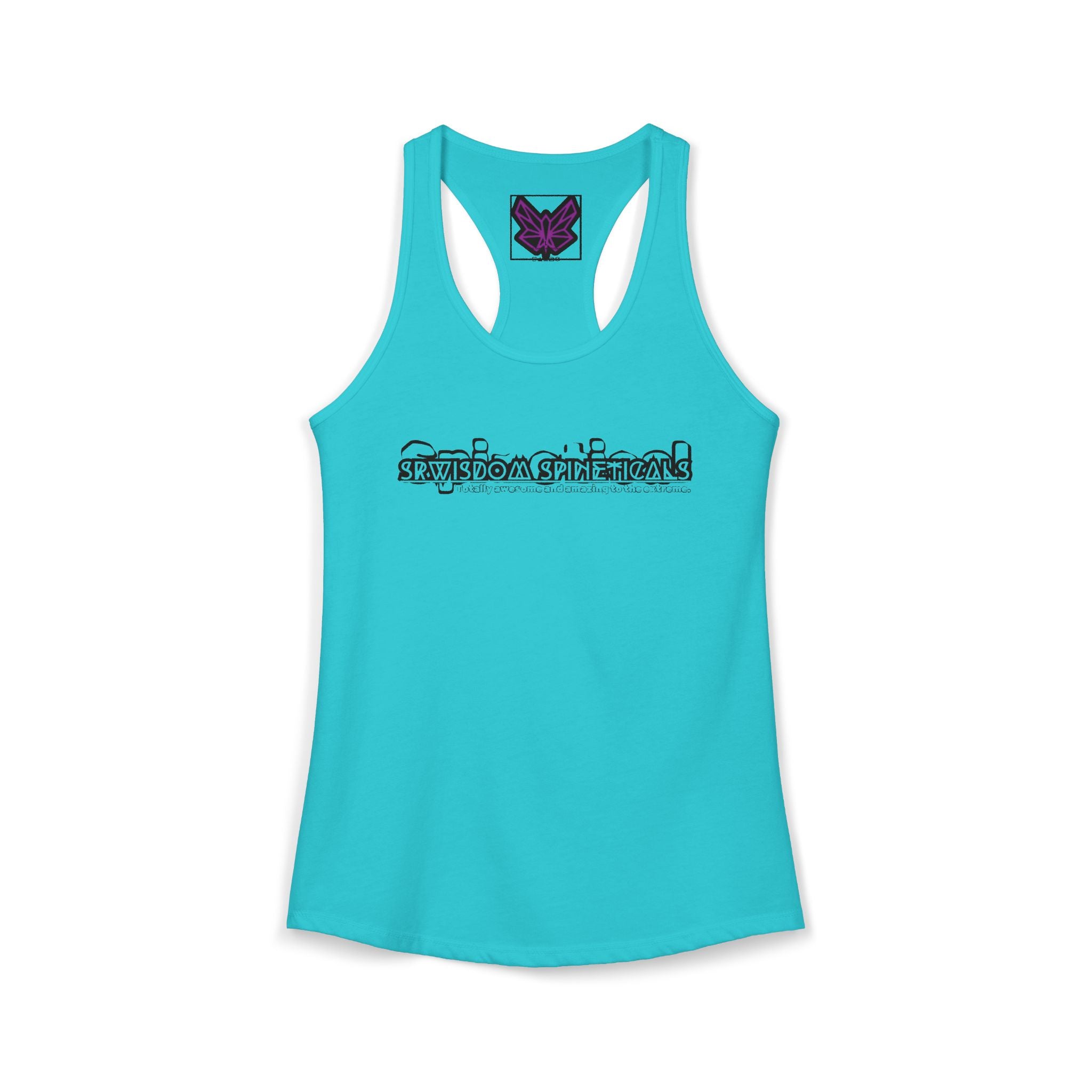 SRWisdom Women's Ideal Racerback Tank [Spinetical 0-1-0]