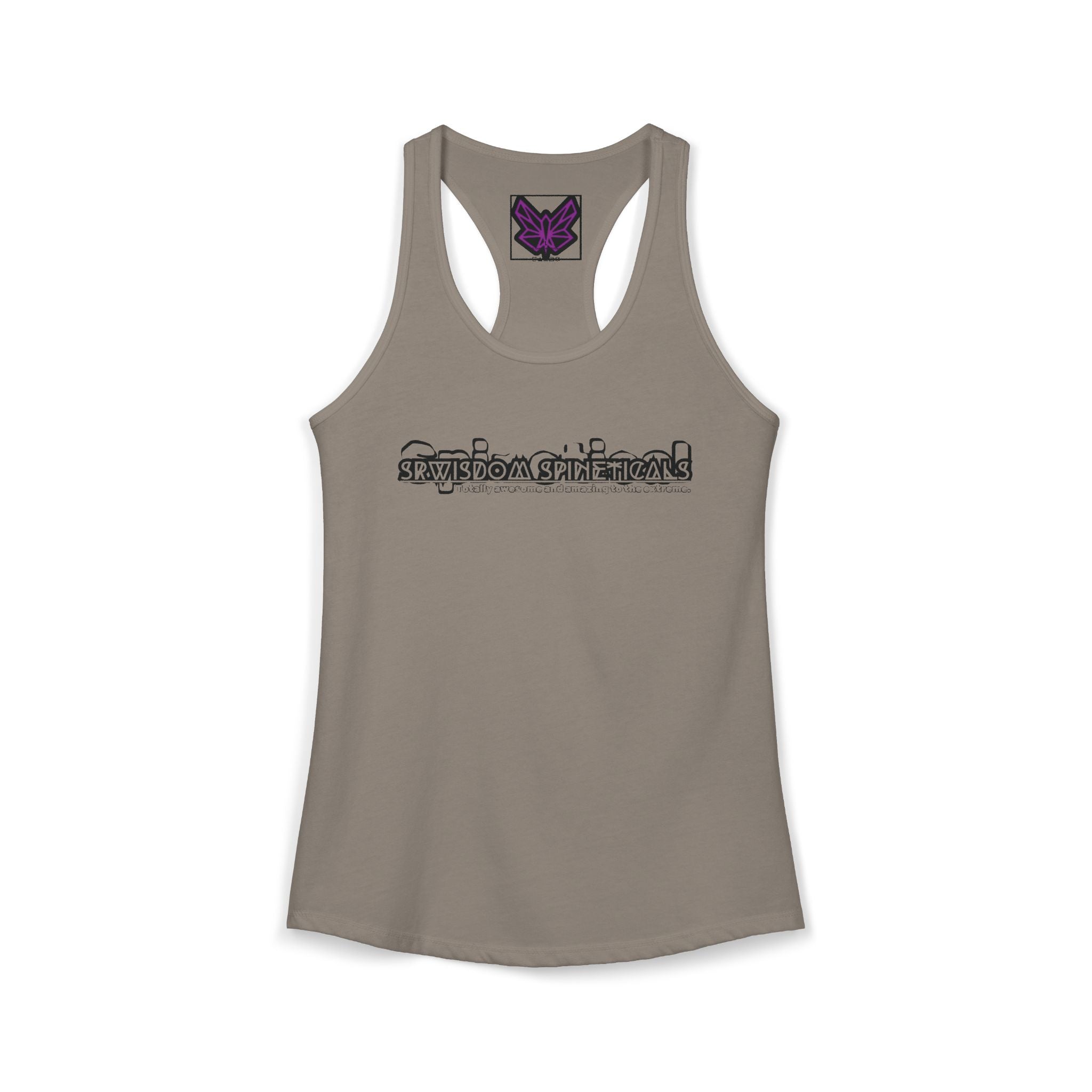 SRWisdom Women's Ideal Racerback Tank [Spinetical 0-1-0]