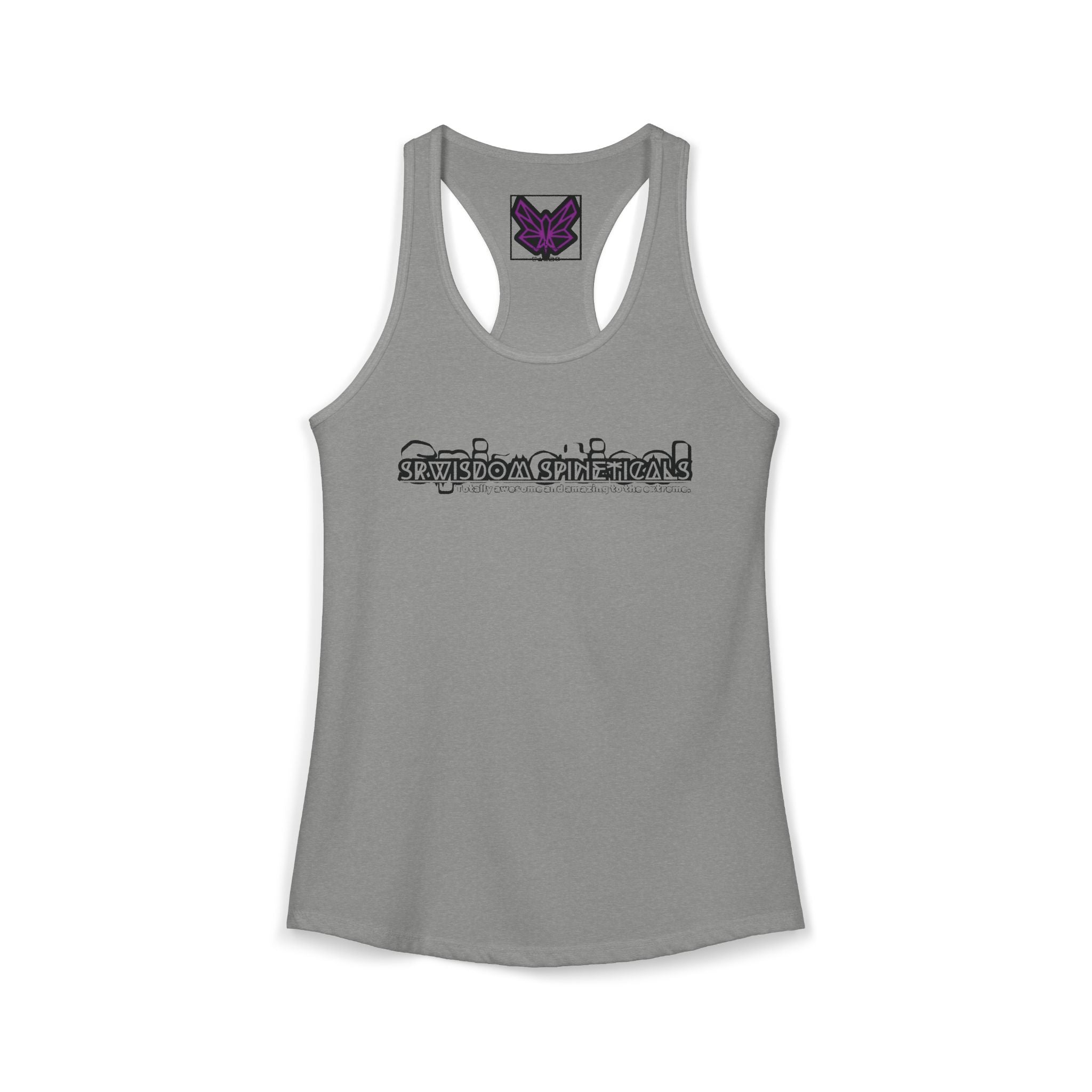 SRWisdom Women's Ideal Racerback Tank [Spinetical 0-1-0]