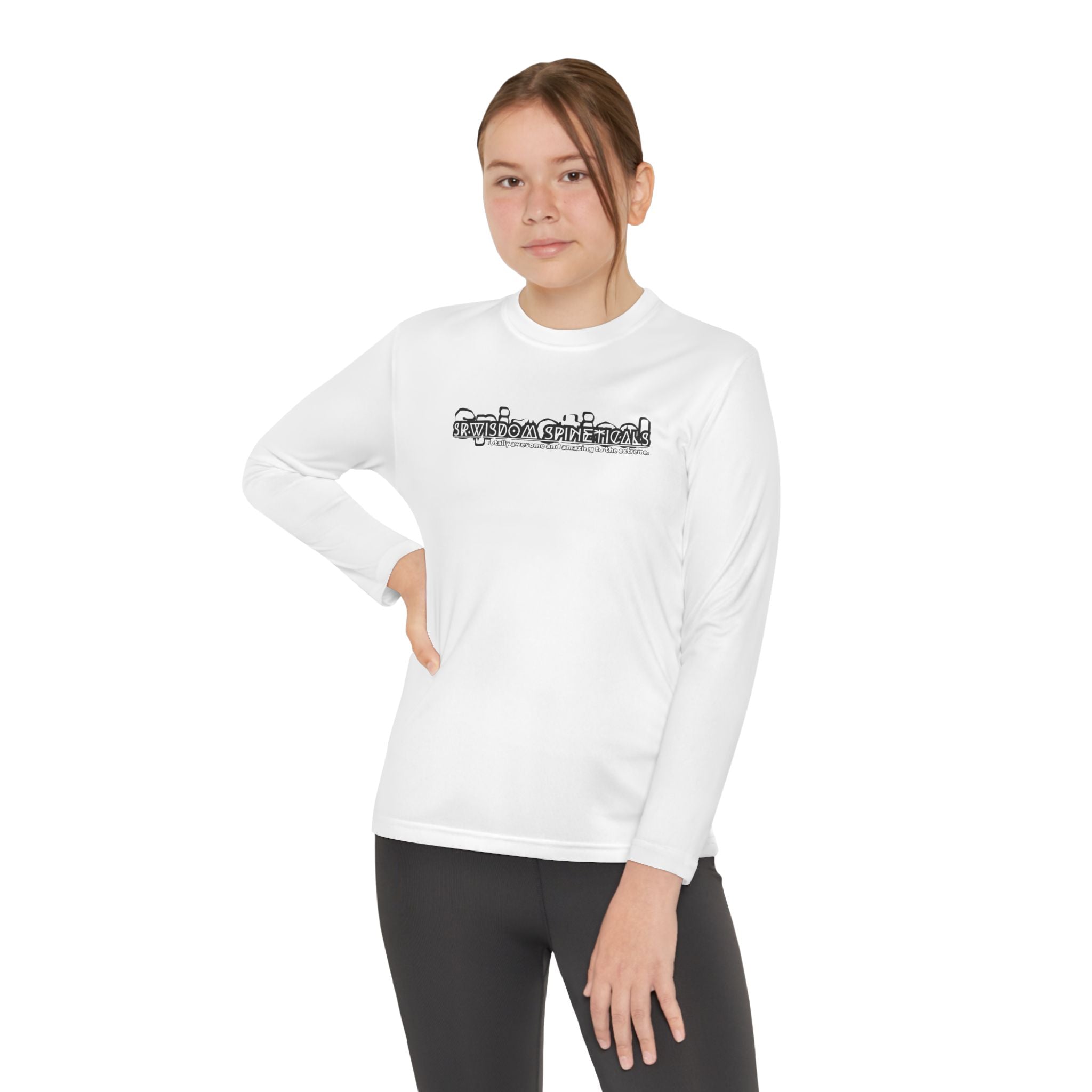 SRWisdom Youth Long Sleeve Competitor Tee [Spinetical 0-1-0]